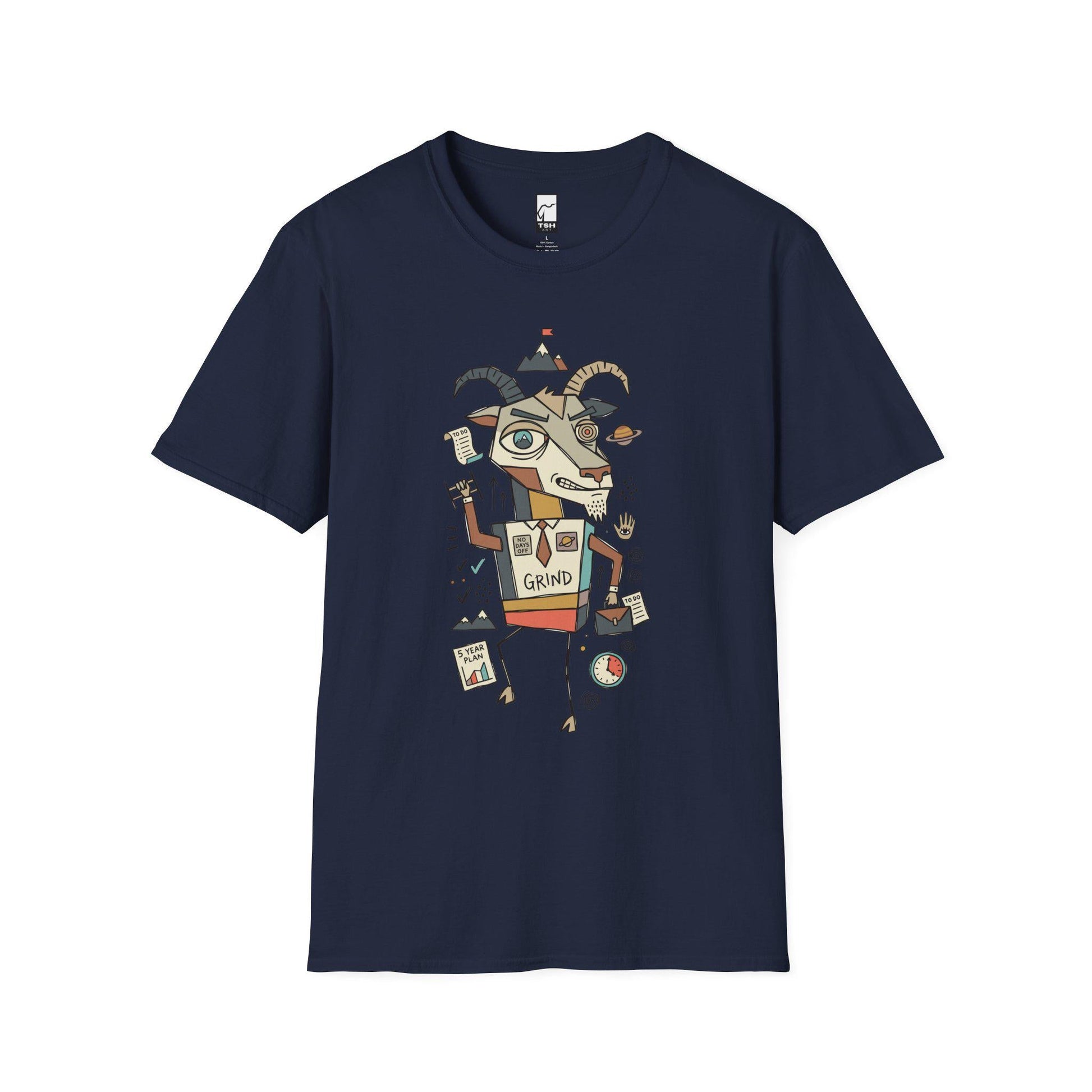Capricorn Zodiac Shirt | Goat Astrology Tee | Hustle Zodiac T Shirt | Star Sign Graphic Tee | Earth Sign Shirt | Zodiac Birthday Gift