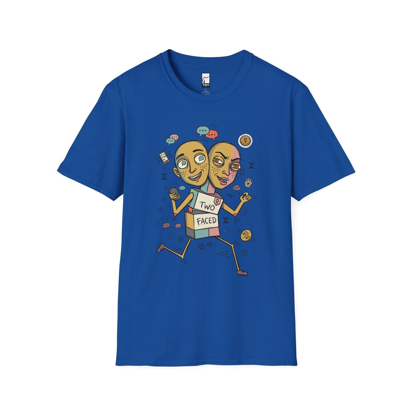 Gemini Zodiac Shirt | Twins Astrology Tee | Dual Zodiac T Shirt | Star Sign Graphic Tee | Air Sign Shirt | Zodiac Birthday Gift