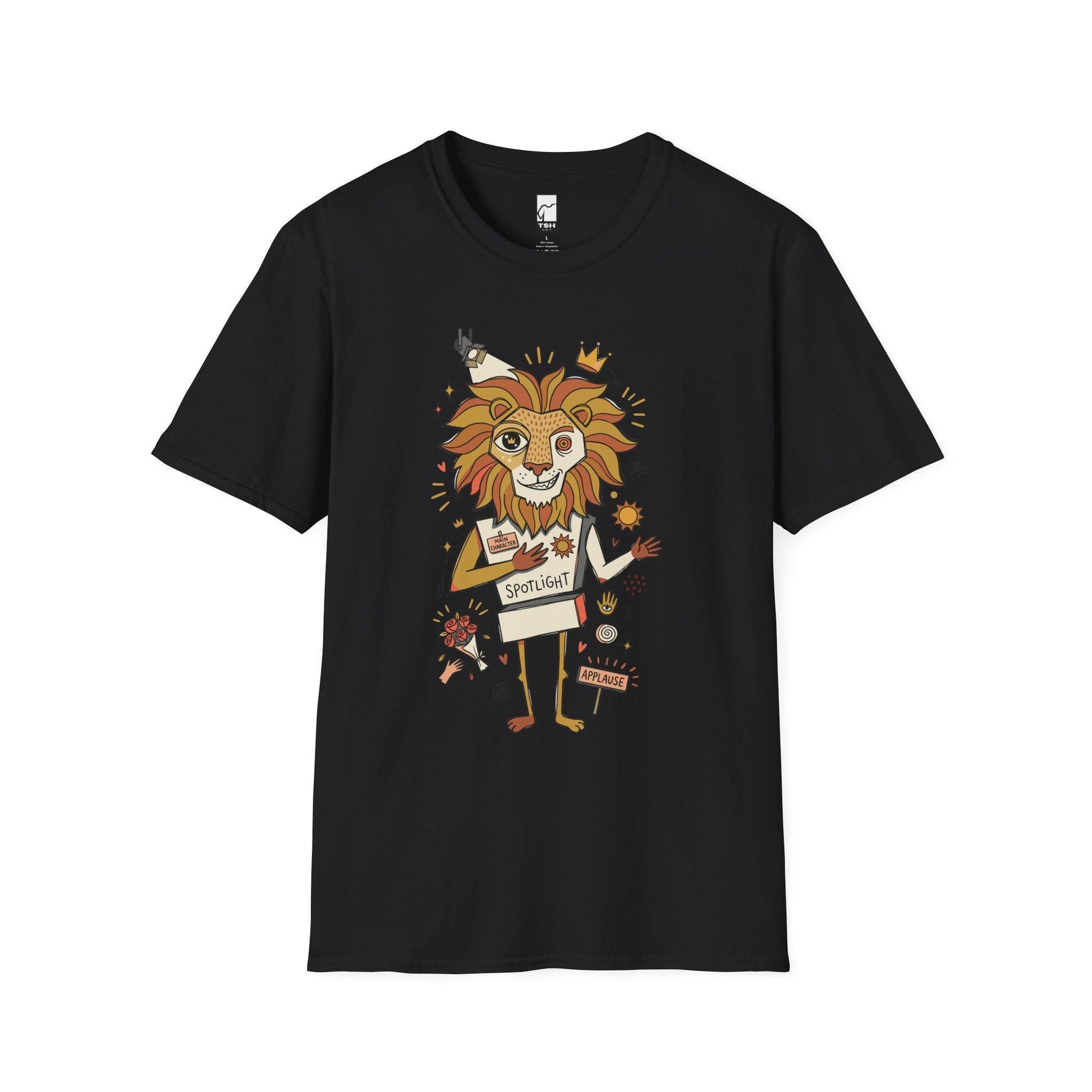 Leo Zodiac Shirt | Lion Astrology Tee | Main Character T Shirt | Fire Sign Graphic Tee | Vintage Astrology Tee | Confident Unisex Gift