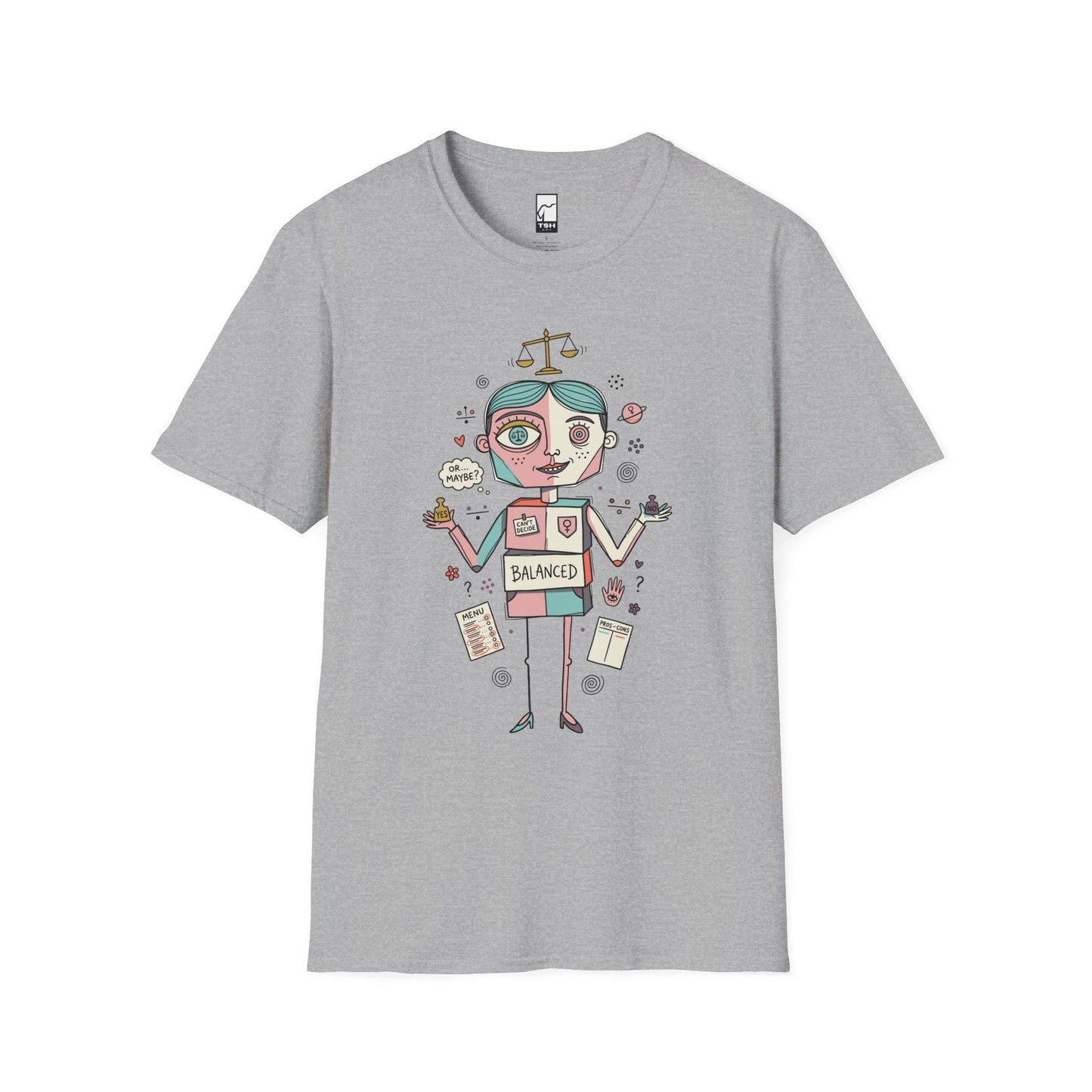 Libra Zodiac Shirt | Scales Astrology Tee | Indecisive Zodiac T Shirt | Star Sign Graphic Tee | Air Sign Shirt | Zodiac Birthday Gift