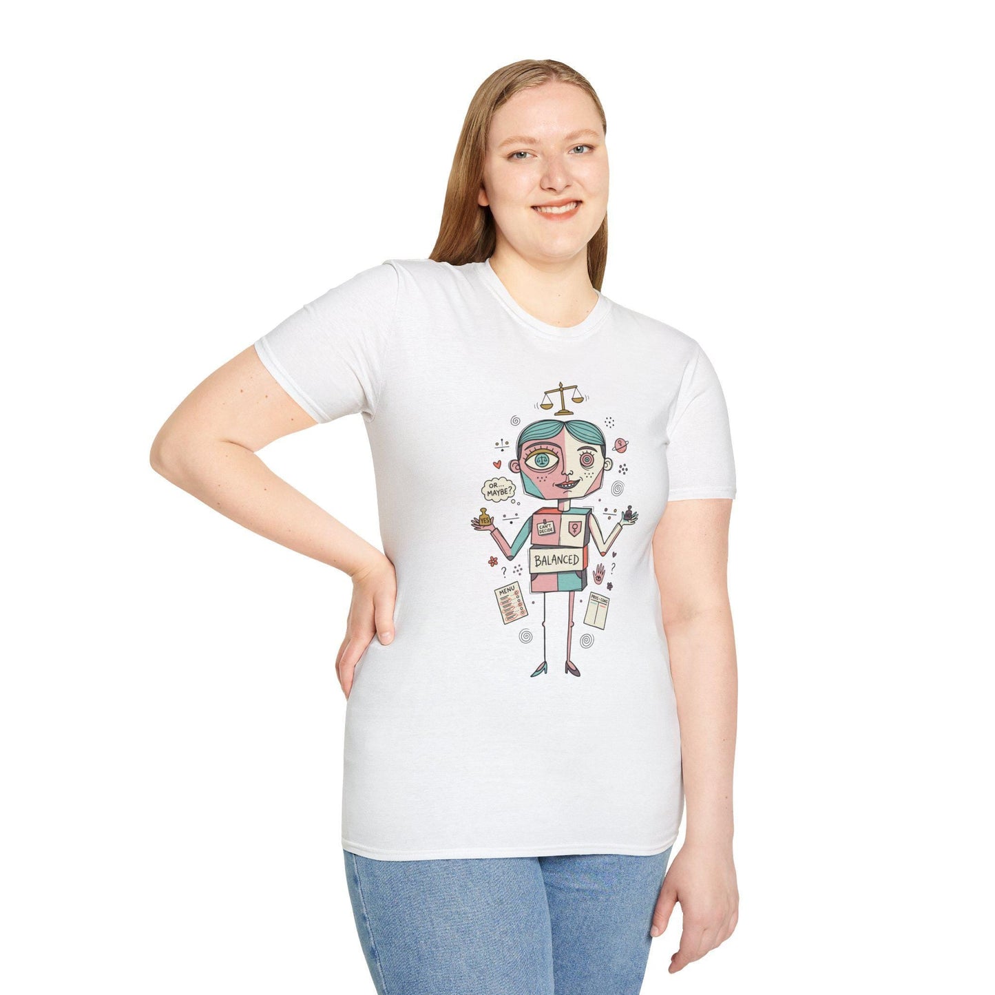 Libra Zodiac Shirt | Scales Astrology Tee | Indecisive Zodiac T Shirt | Star Sign Graphic Tee | Air Sign Shirt | Zodiac Birthday Gift