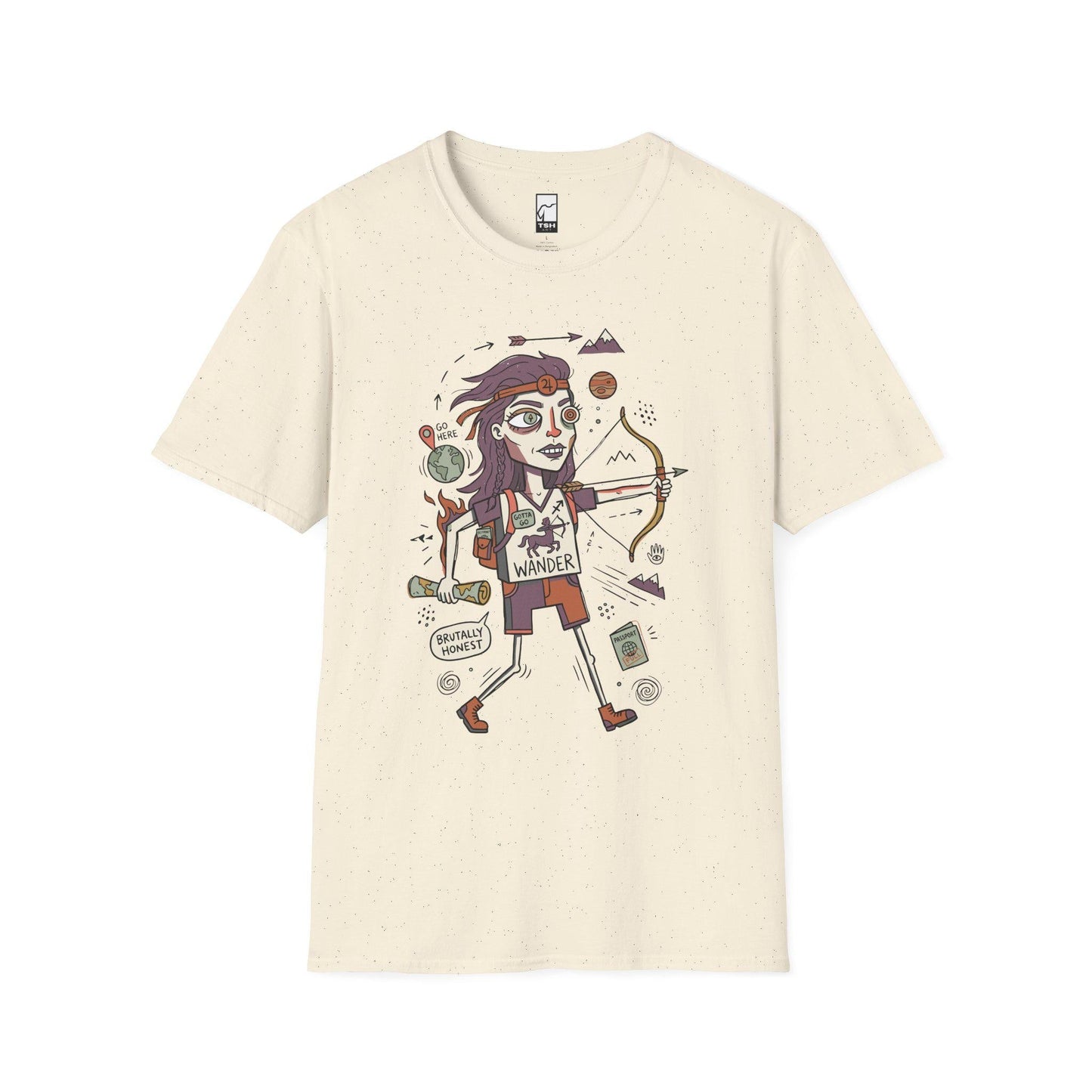 Sagittarius Zodiac Shirt | Archer Astrology Tee | Wanderlust Zodiac T Shirt | Star Sign Graphic Tee | Fire Sign Shirt | Zodiac Birthday Gift