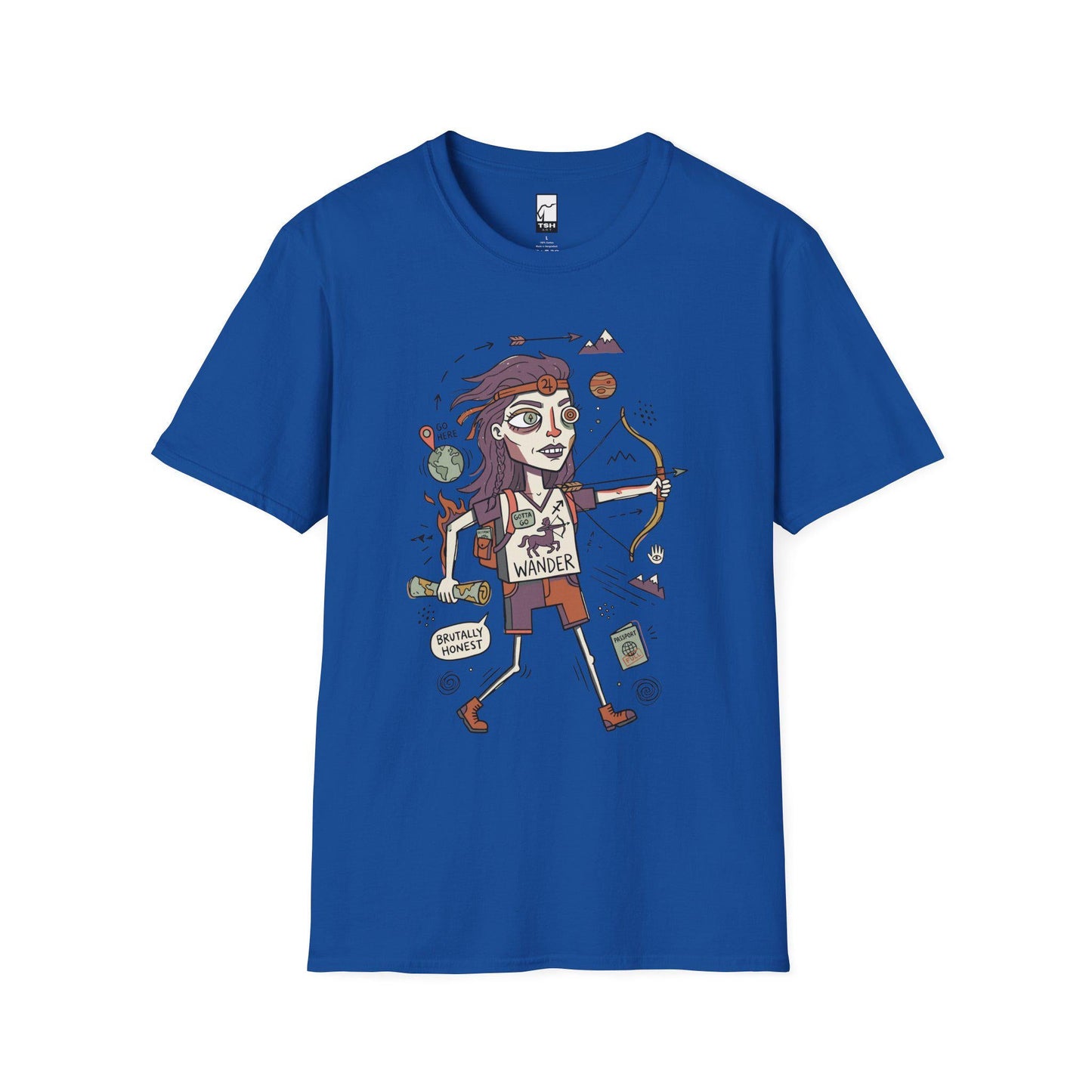 Sagittarius Zodiac Shirt | Archer Astrology Tee | Wanderlust Zodiac T Shirt | Star Sign Graphic Tee | Fire Sign Shirt | Zodiac Birthday Gift