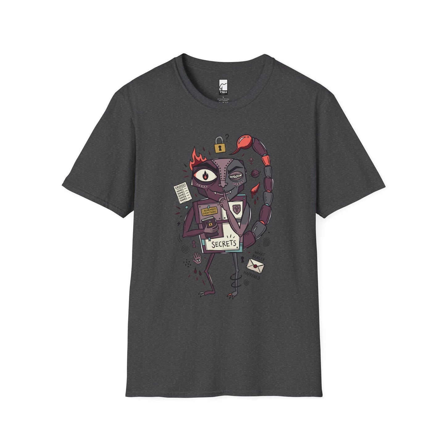 Scorpio Zodiac Shirt | Scorpion Astrology Tee | Secretive Zodiac T Shirt | Star Sign Graphic Tee | Water Sign Shirt | Zodiac Birthday Gift