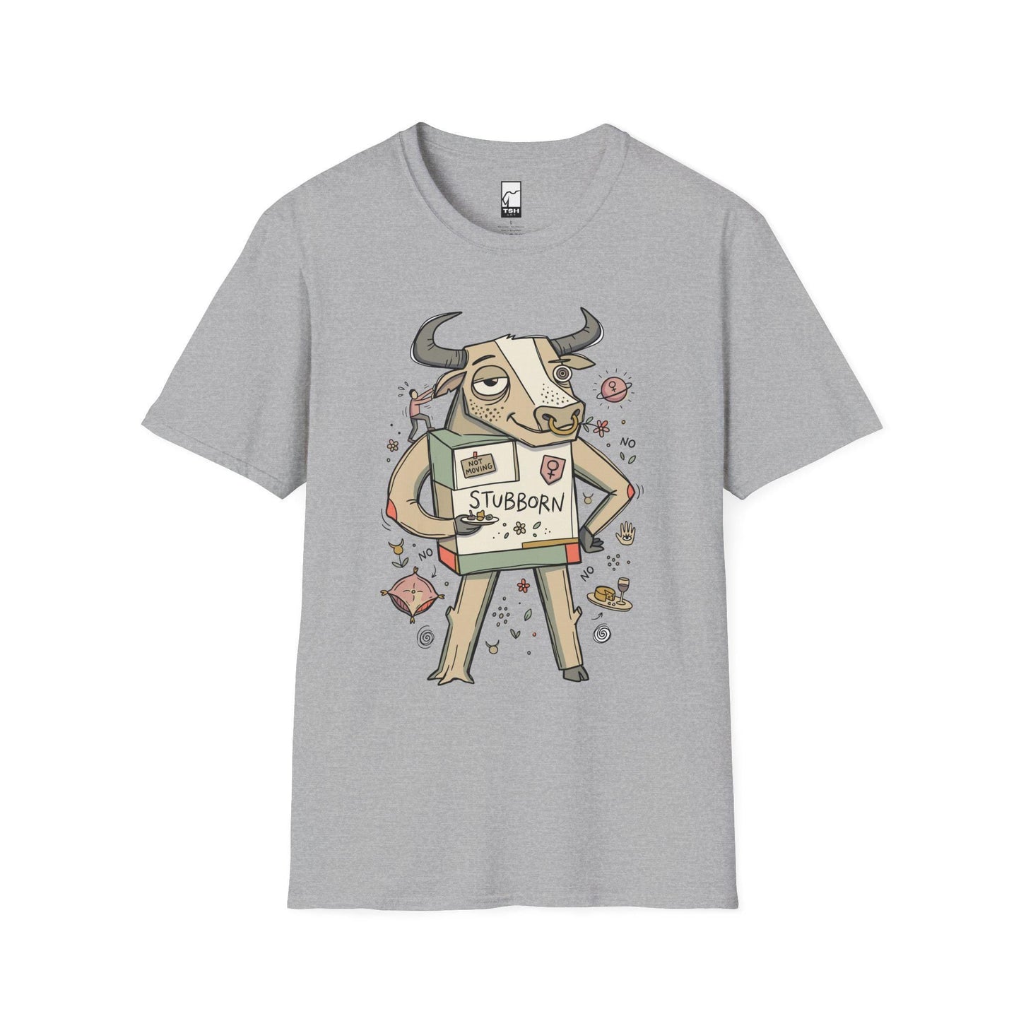 Taurus Zodiac Shirt | Bull Astrology Tee | Stubborn Zodiac T Shirt | Star Sign Graphic Tee | Earth Sign Shirt | Zodiac Birthday Gift