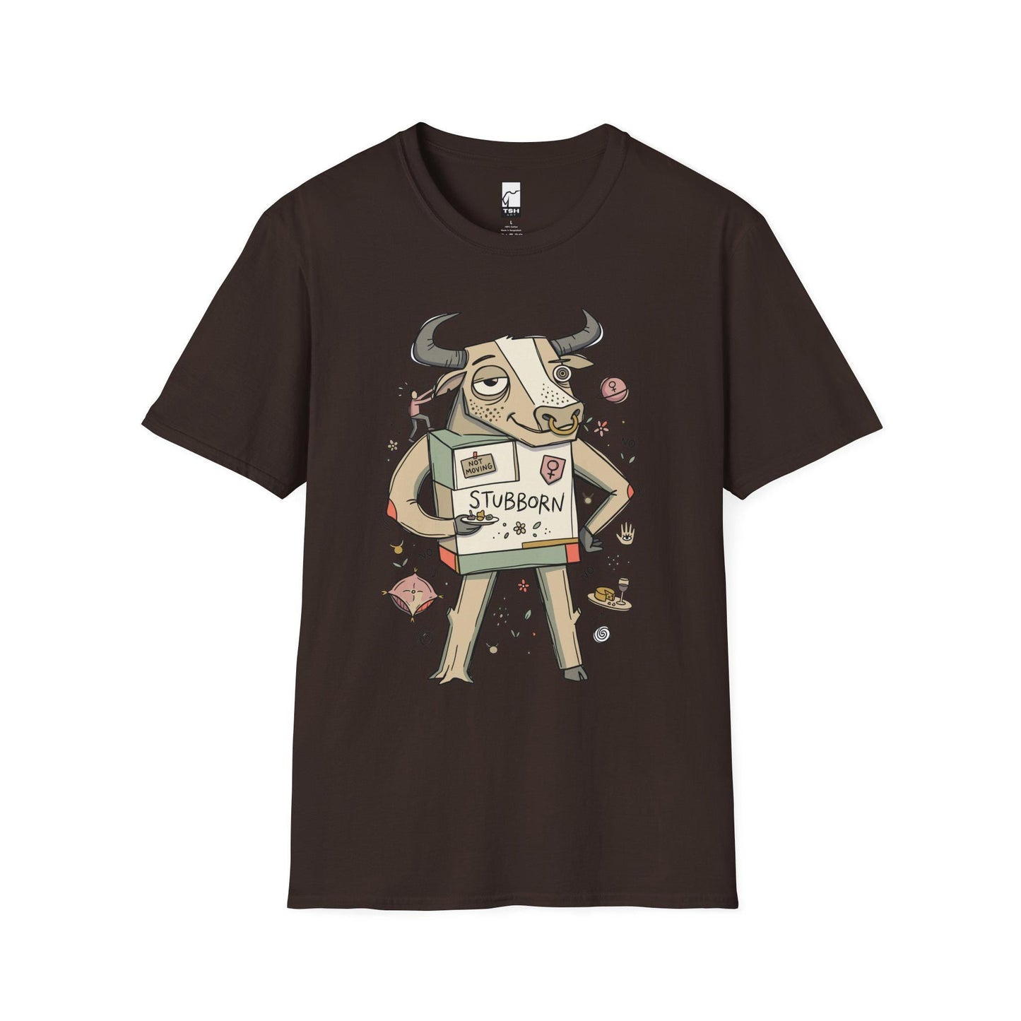 Taurus Zodiac Shirt | Bull Astrology Tee | Stubborn Zodiac T Shirt | Star Sign Graphic Tee | Earth Sign Shirt | Zodiac Birthday Gift