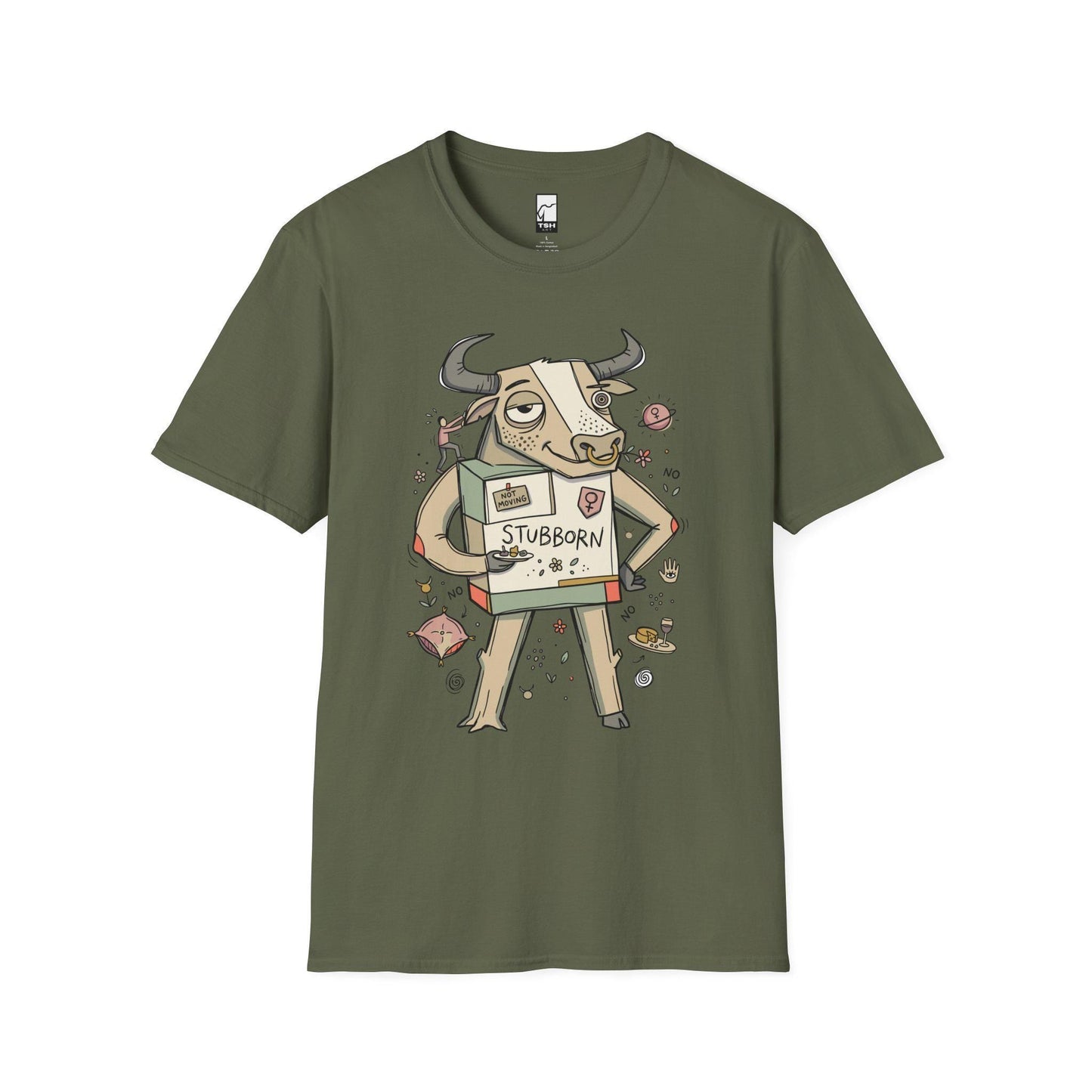 Taurus Zodiac Shirt | Bull Astrology Tee | Stubborn Zodiac T Shirt | Star Sign Graphic Tee | Earth Sign Shirt | Zodiac Birthday Gift