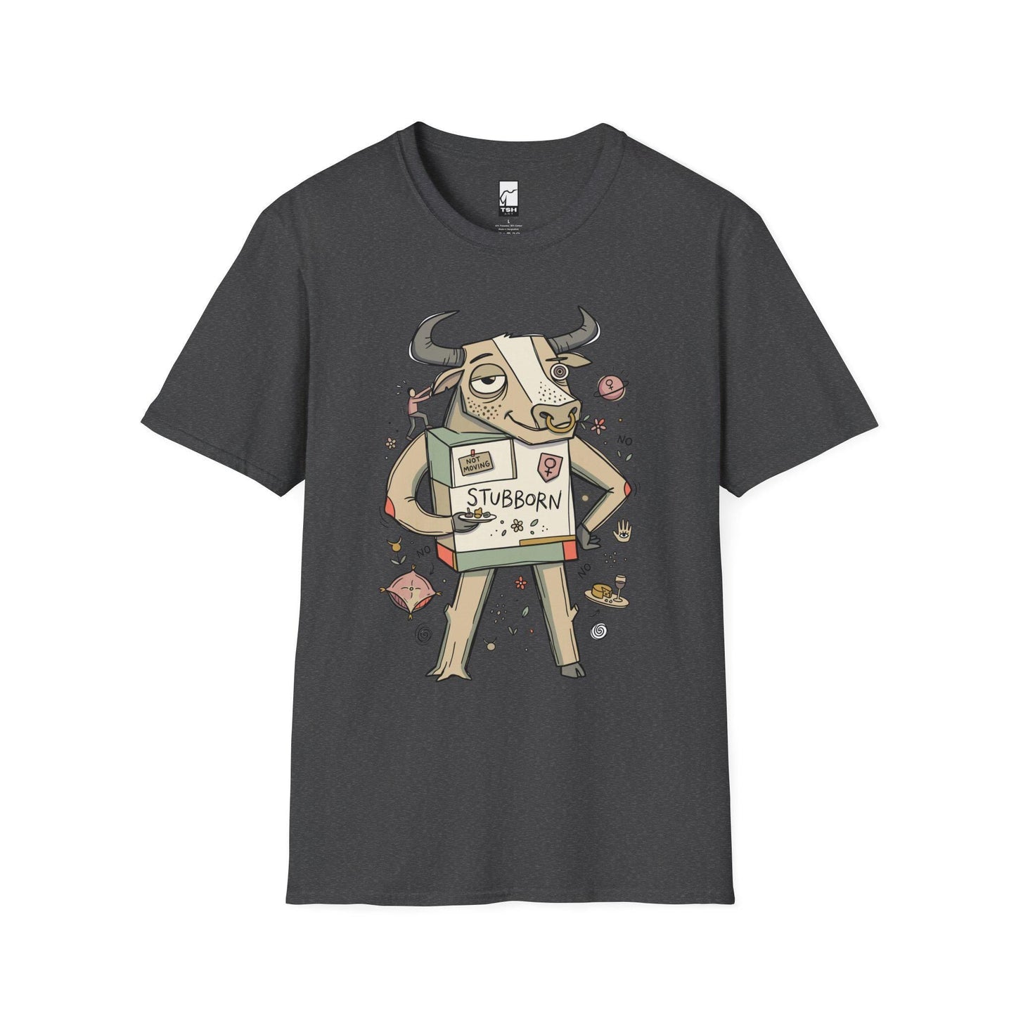 Taurus Zodiac Shirt | Bull Astrology Tee | Stubborn Zodiac T Shirt | Star Sign Graphic Tee | Earth Sign Shirt | Zodiac Birthday Gift
