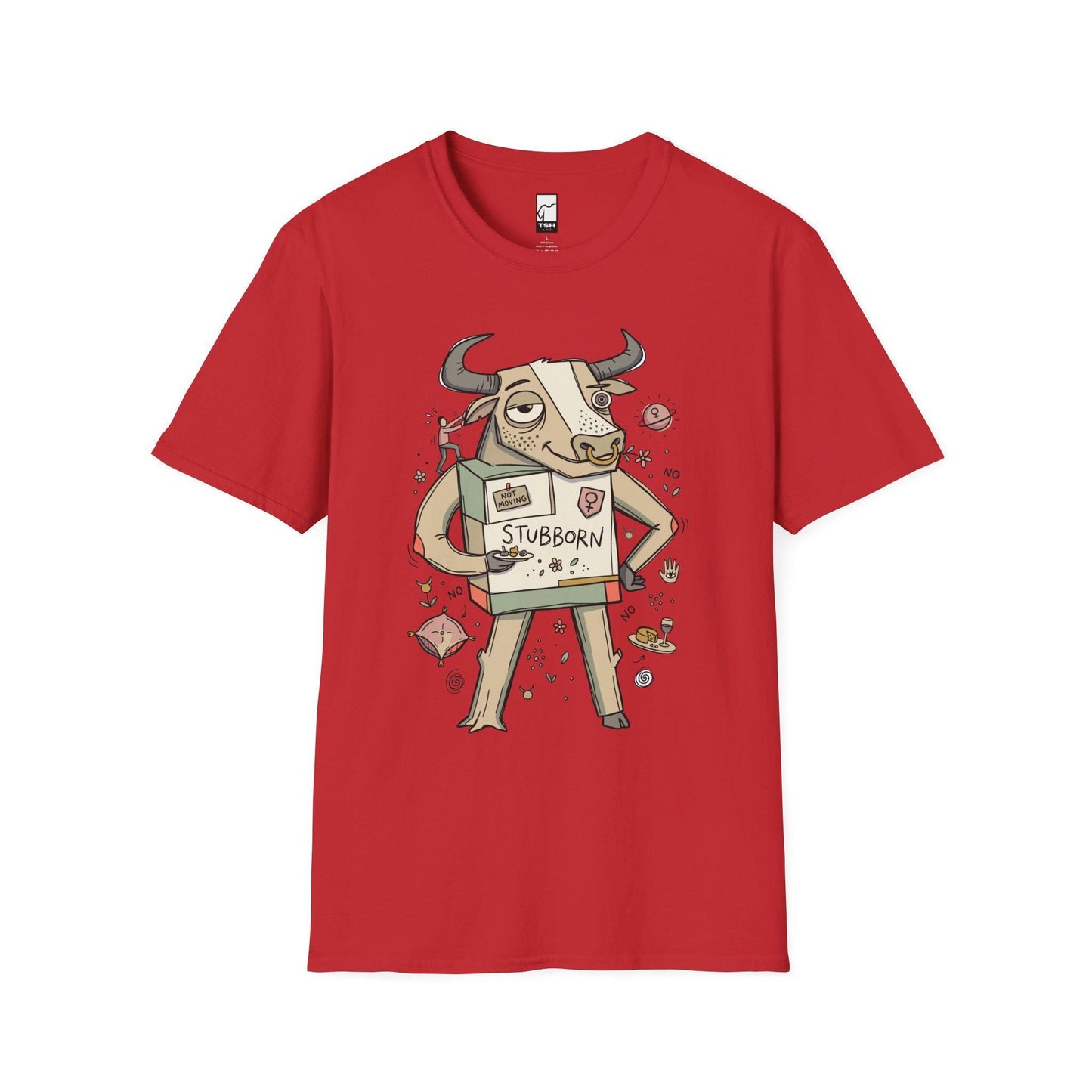 Taurus Zodiac Shirt | Bull Astrology Tee | Stubborn Zodiac T Shirt | Star Sign Graphic Tee | Earth Sign Shirt | Zodiac Birthday Gift