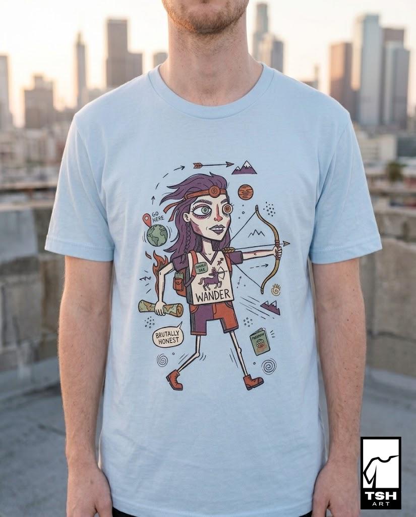Sagittarius Zodiac Shirt | Archer Astrology Tee | Wanderlust Zodiac T Shirt | Star Sign Graphic Tee | Fire Sign Shirt | Zodiac Birthday Gift