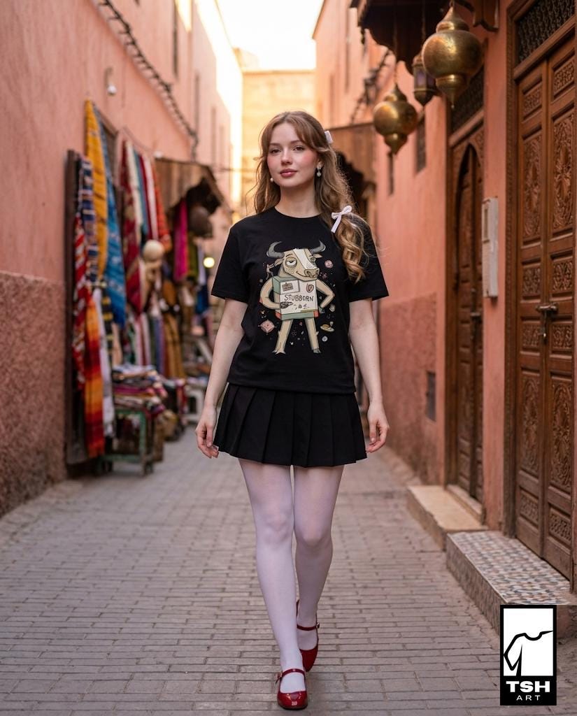 Taurus Zodiac Shirt | Bull Astrology Tee | Stubborn Zodiac T Shirt | Star Sign Graphic Tee | Earth Sign Shirt | Zodiac Birthday Gift