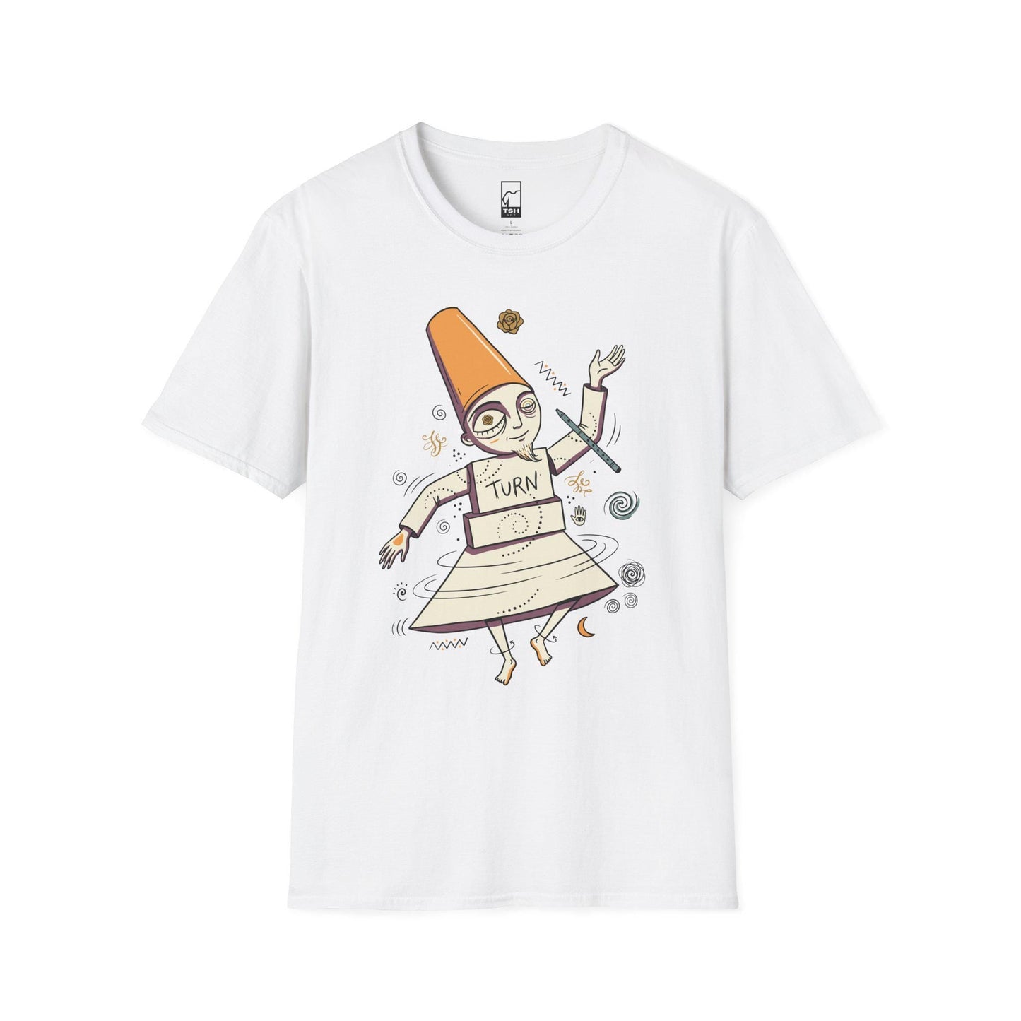 Whirling Dervish Shirt | Sufi Semazen Tee | Mevlana Rumi Graphic Tee | Turkish Culture T Shirt | Boho Spiritual Art Tee | Unisex Gift