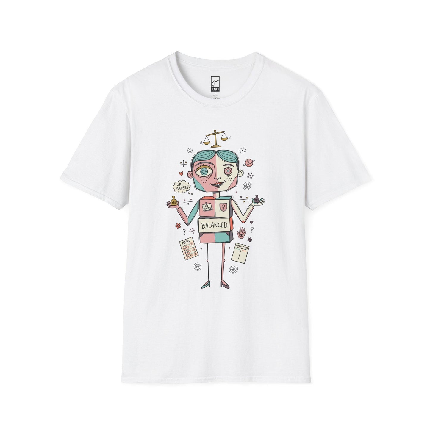 Libra Zodiac Shirt | Scales Astrology Tee | Indecisive Zodiac T Shirt | Star Sign Graphic Tee | Air Sign Shirt | Zodiac Birthday Gift