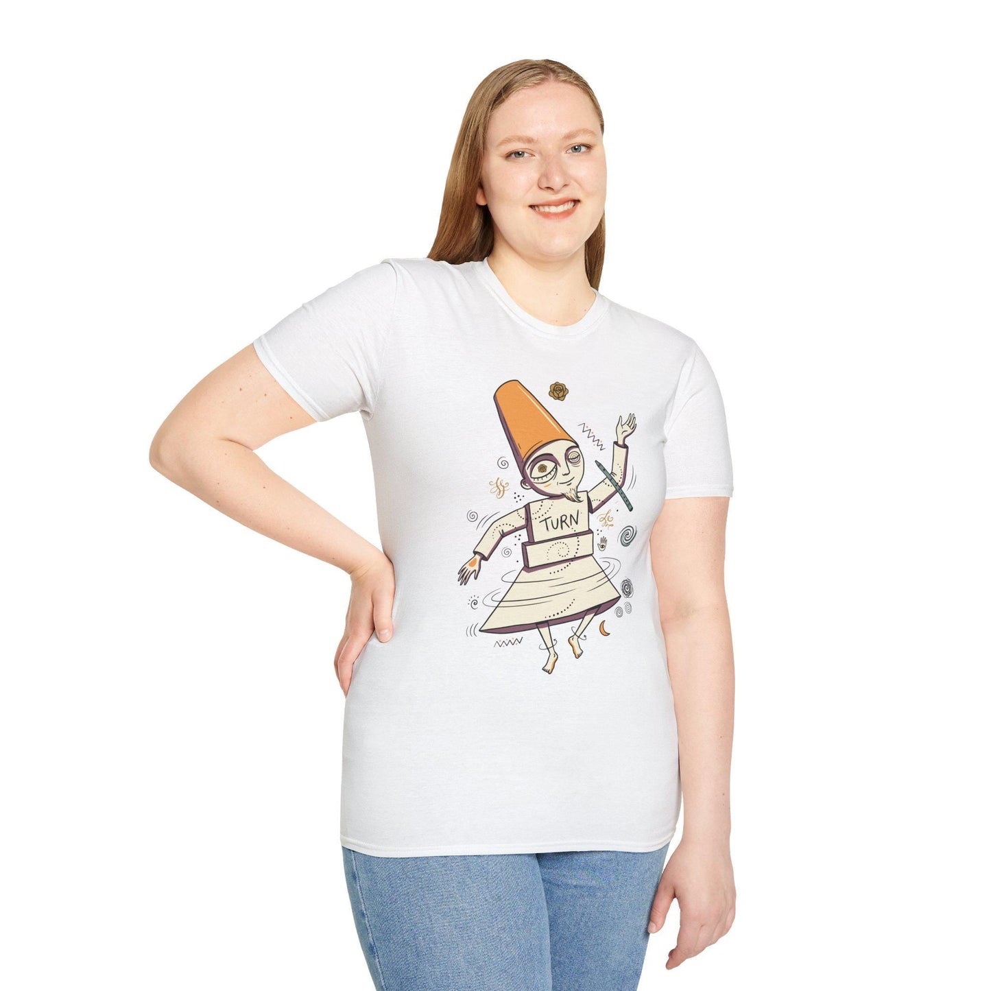 Whirling Dervish Shirt | Sufi Semazen Tee | Mevlana Rumi Graphic Tee | Turkish Culture T Shirt | Boho Spiritual Art Tee | Unisex Gift
