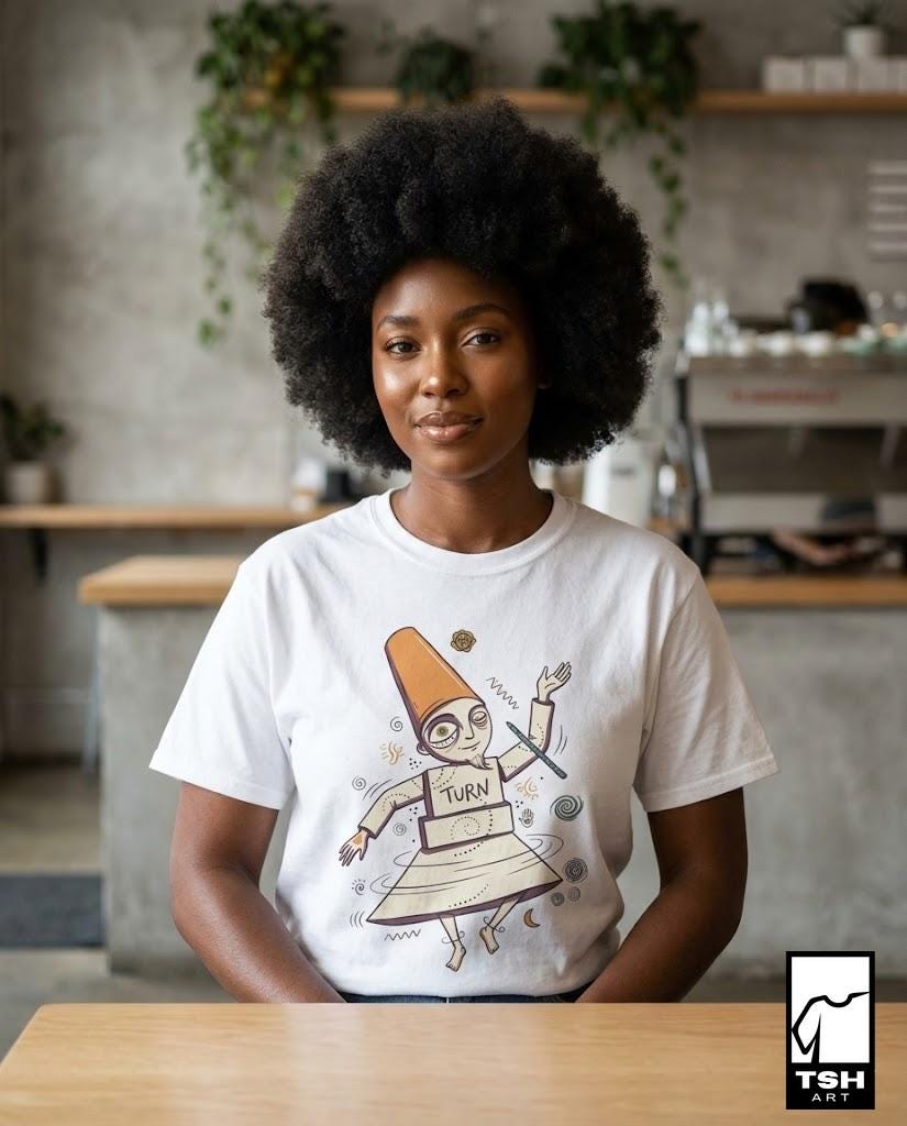 Whirling Dervish Shirt | Sufi Semazen Tee | Mevlana Rumi Graphic Tee | Turkish Culture T Shirt | Boho Spiritual Art Tee | Unisex Gift