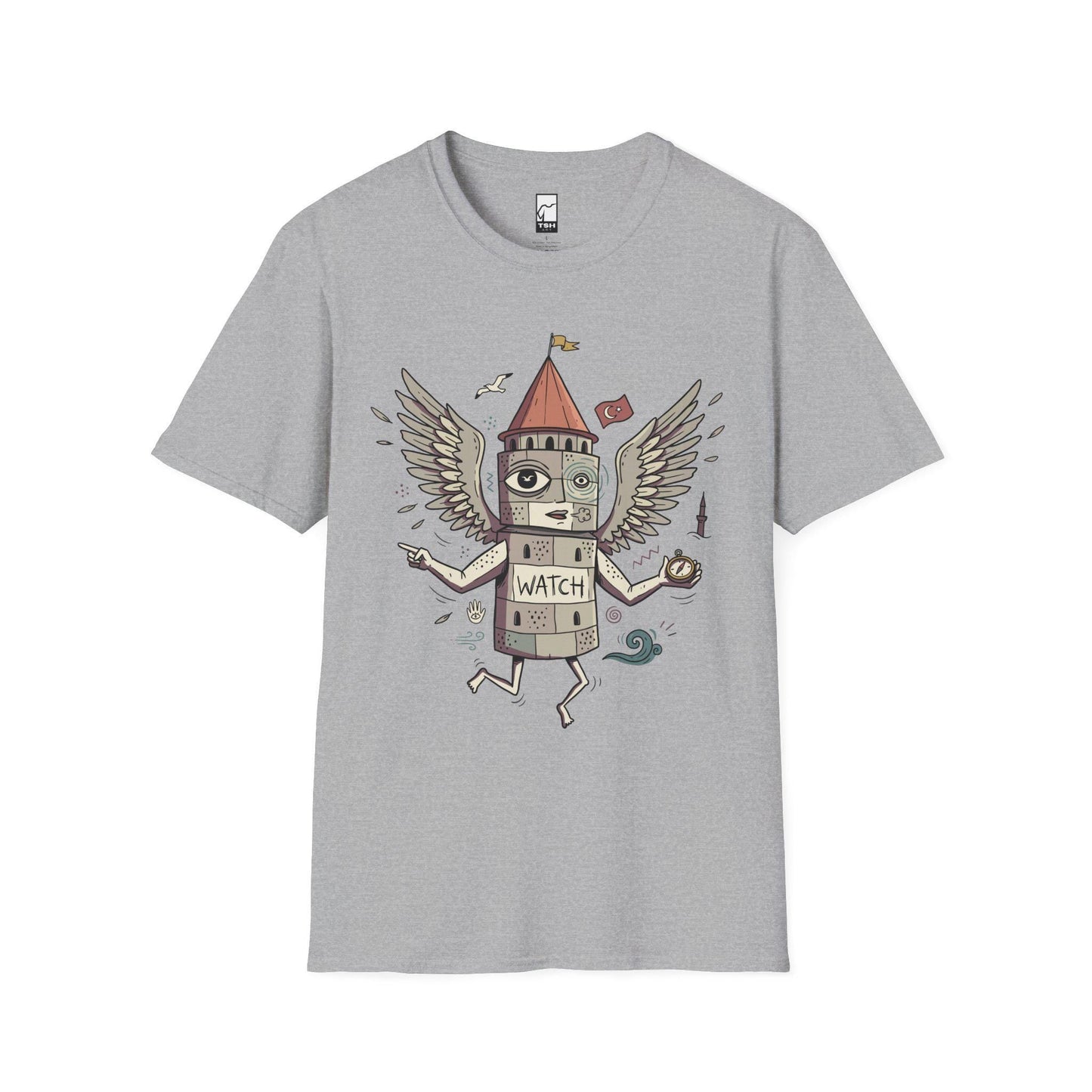 Galata Tower Shirt | Istanbul T Shirt | Funny Turkish Travel Tee | Bosphorus Graphic Tee | Turkey Souvenir Shirt | Unisex Travel Gift