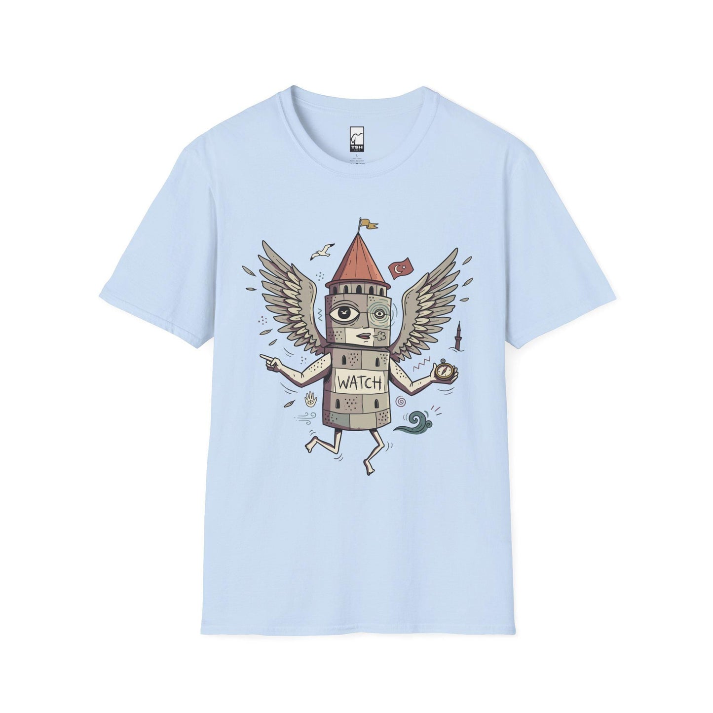 Galata Tower Shirt | Istanbul T Shirt | Funny Turkish Travel Tee | Bosphorus Graphic Tee | Turkey Souvenir Shirt | Unisex Travel Gift