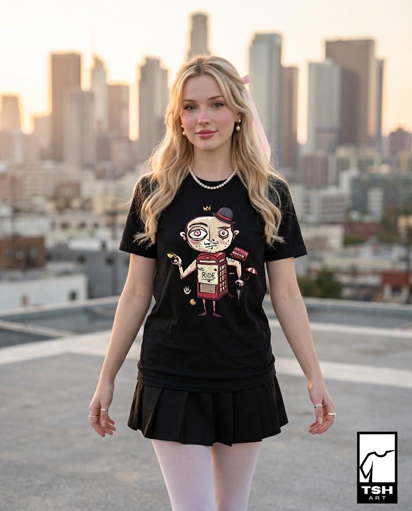 London Shirt | British Gentleman Tee | Funny UK T Shirt | Phone Box Graphic Tee | England Travel Shirt | London Lover Gift