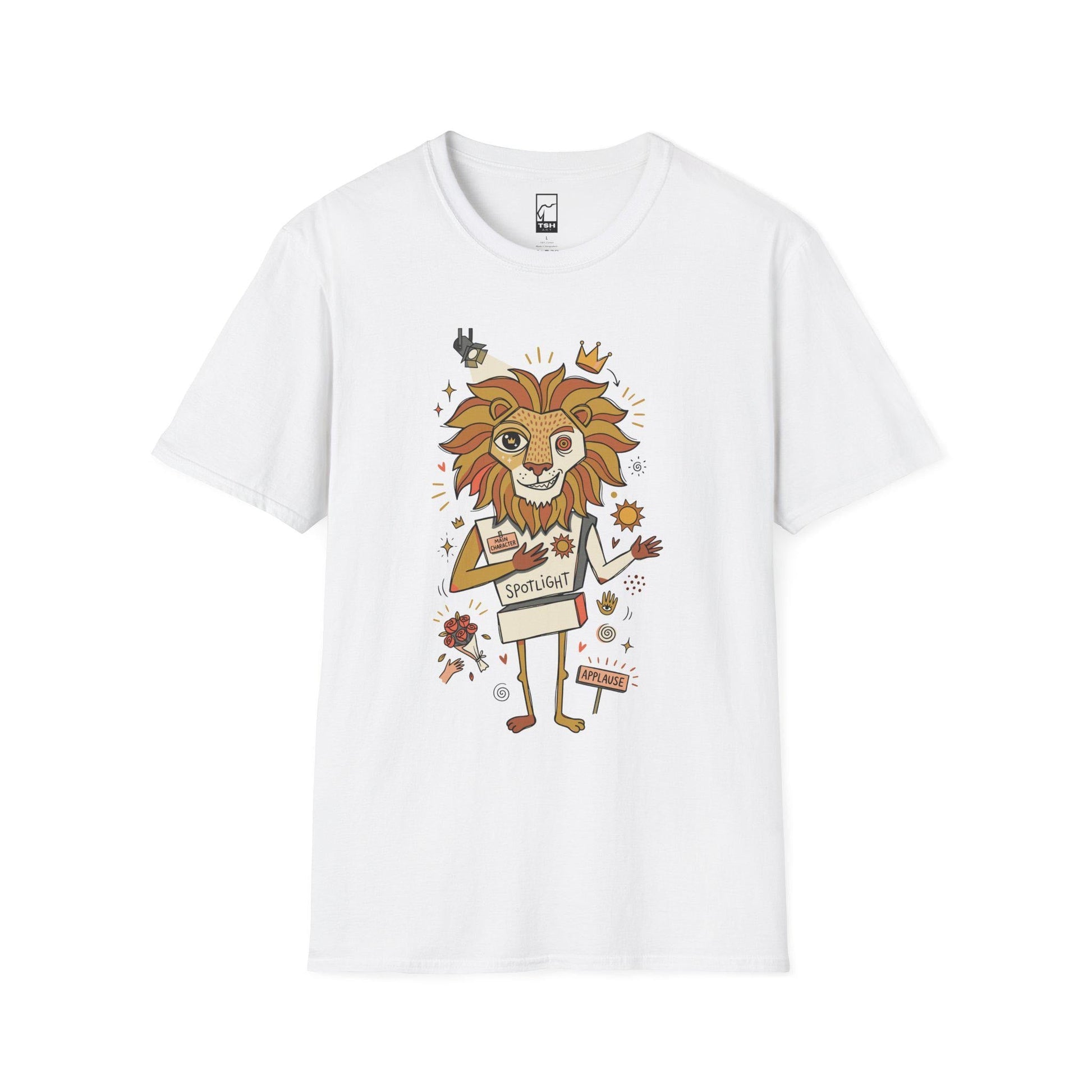 Leo Zodiac Shirt | Lion Astrology Tee | Main Character T Shirt | Fire Sign Graphic Tee | Vintage Astrology Tee | Confident Unisex Gift