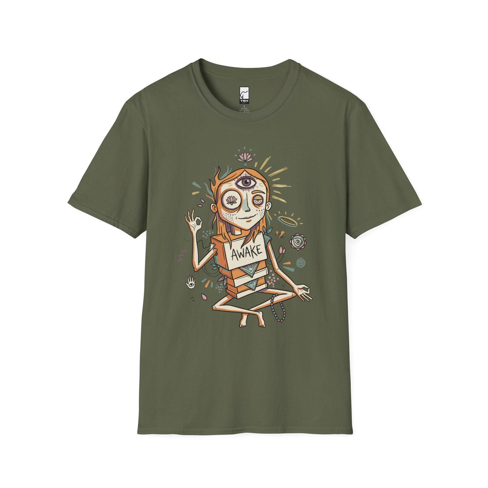 Third Eye Shirt | Meditation Tee | Spiritual Awakening T Shirt | Psychedelic Yoga Graphic Tee | Mystic Lotus Shirt | Namaste Gift