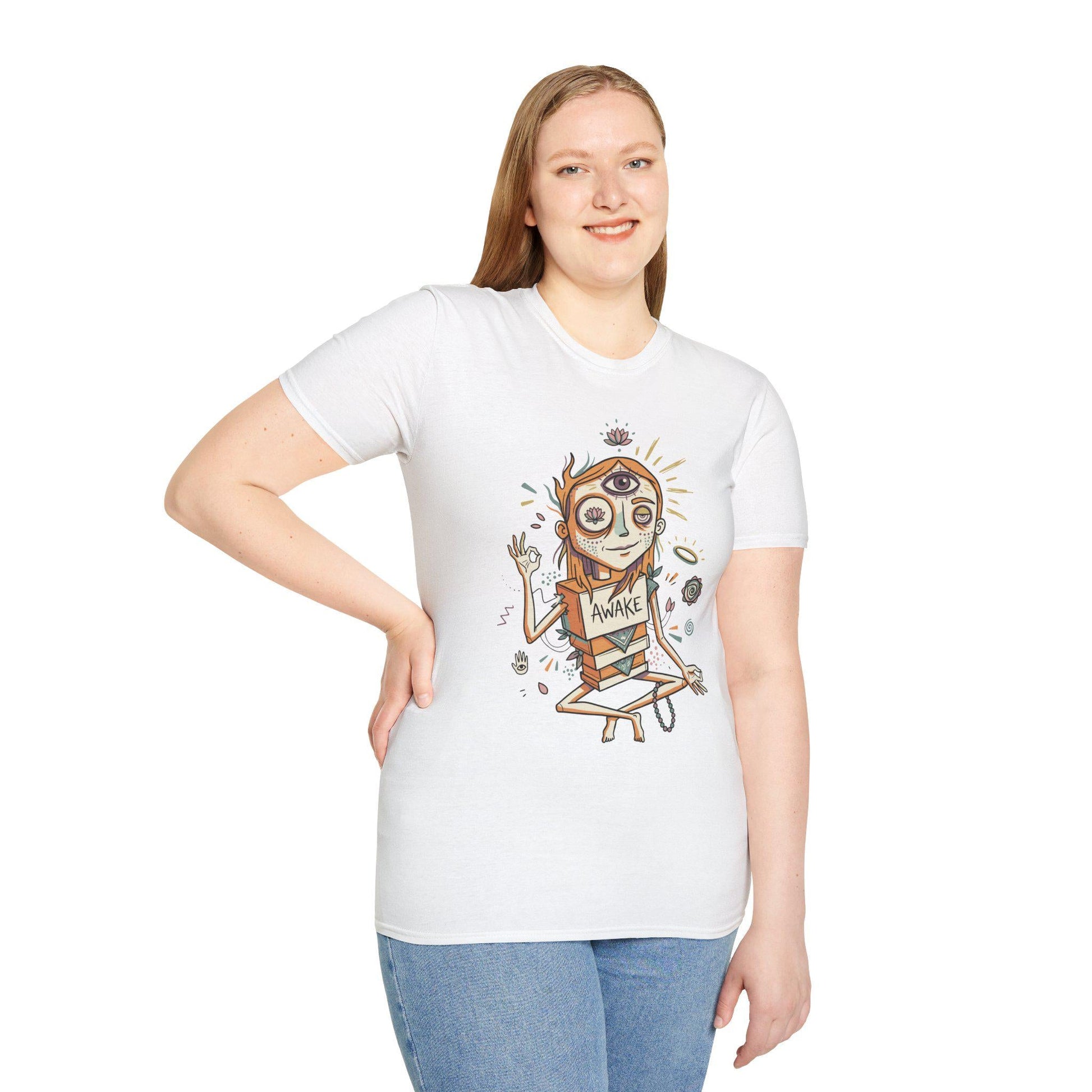 Third Eye Shirt | Meditation Tee | Spiritual Awakening T Shirt | Psychedelic Yoga Graphic Tee | Mystic Lotus Shirt | Namaste Gift