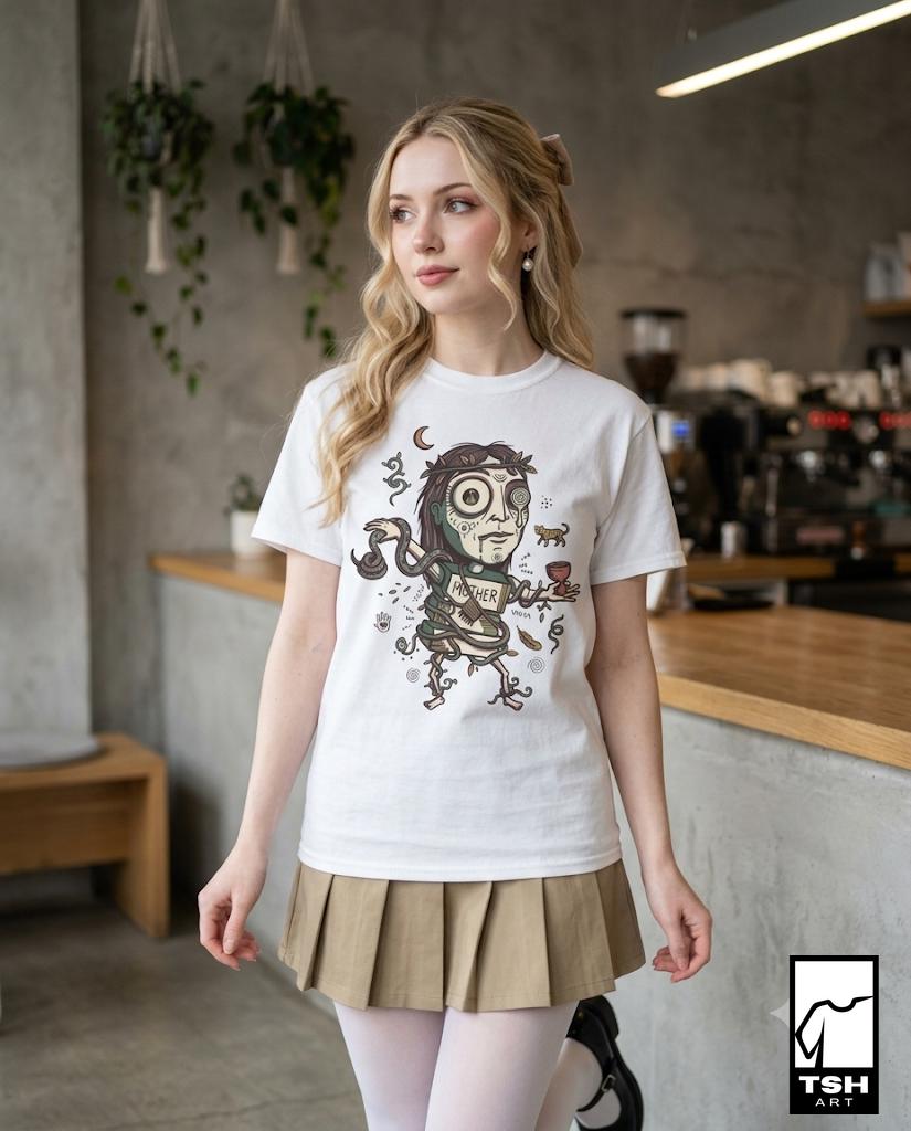 Ayahuasca Shirt | Mother Ayahuasca Tee | Shaman Spirit T Shirt | Visionary Art Graphic Tee | Psychedelic Jungle Shirt | Plant Medicine Gift