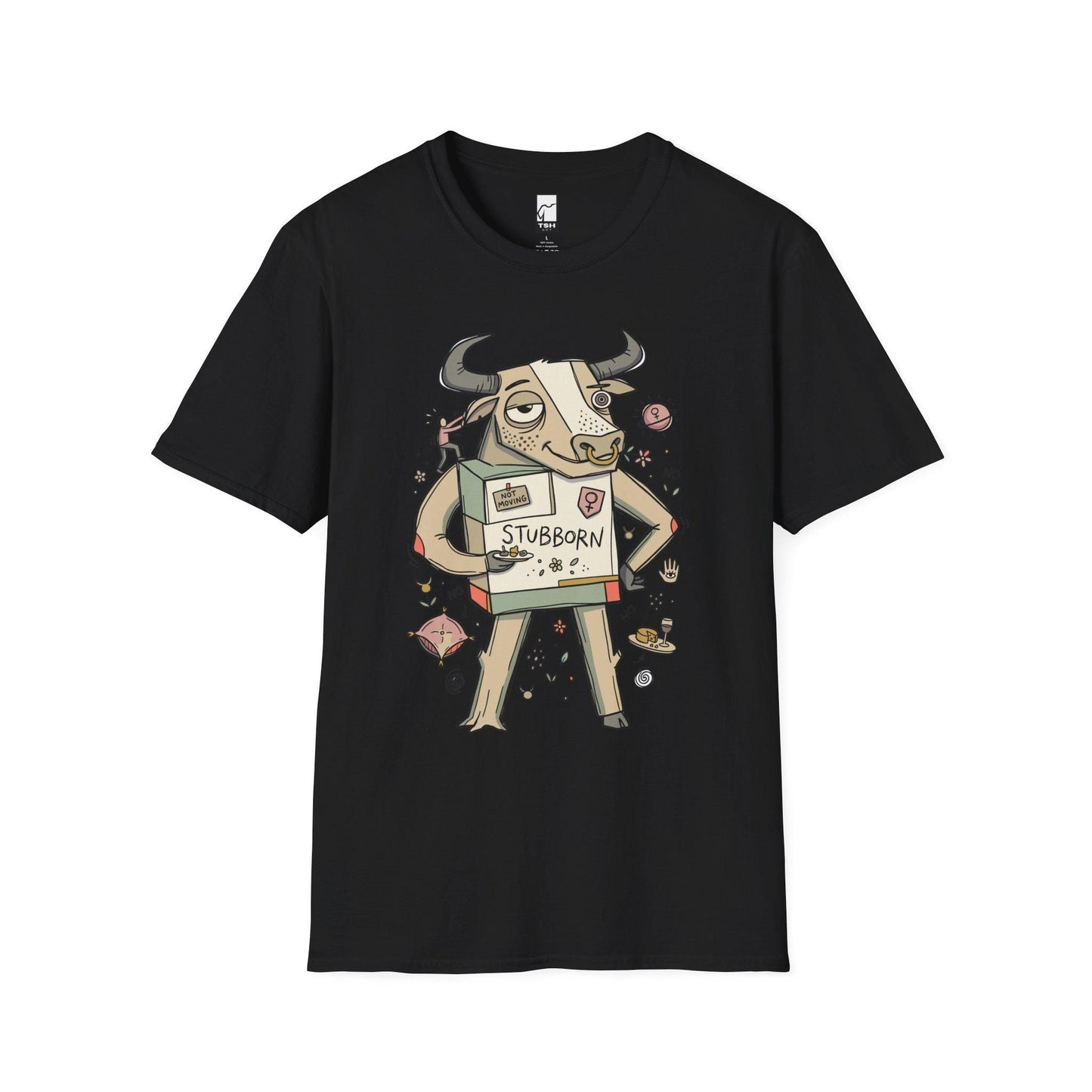 Taurus Zodiac Shirt | Bull Astrology Tee | Stubborn Zodiac T Shirt | Star Sign Graphic Tee | Earth Sign Shirt | Zodiac Birthday Gift