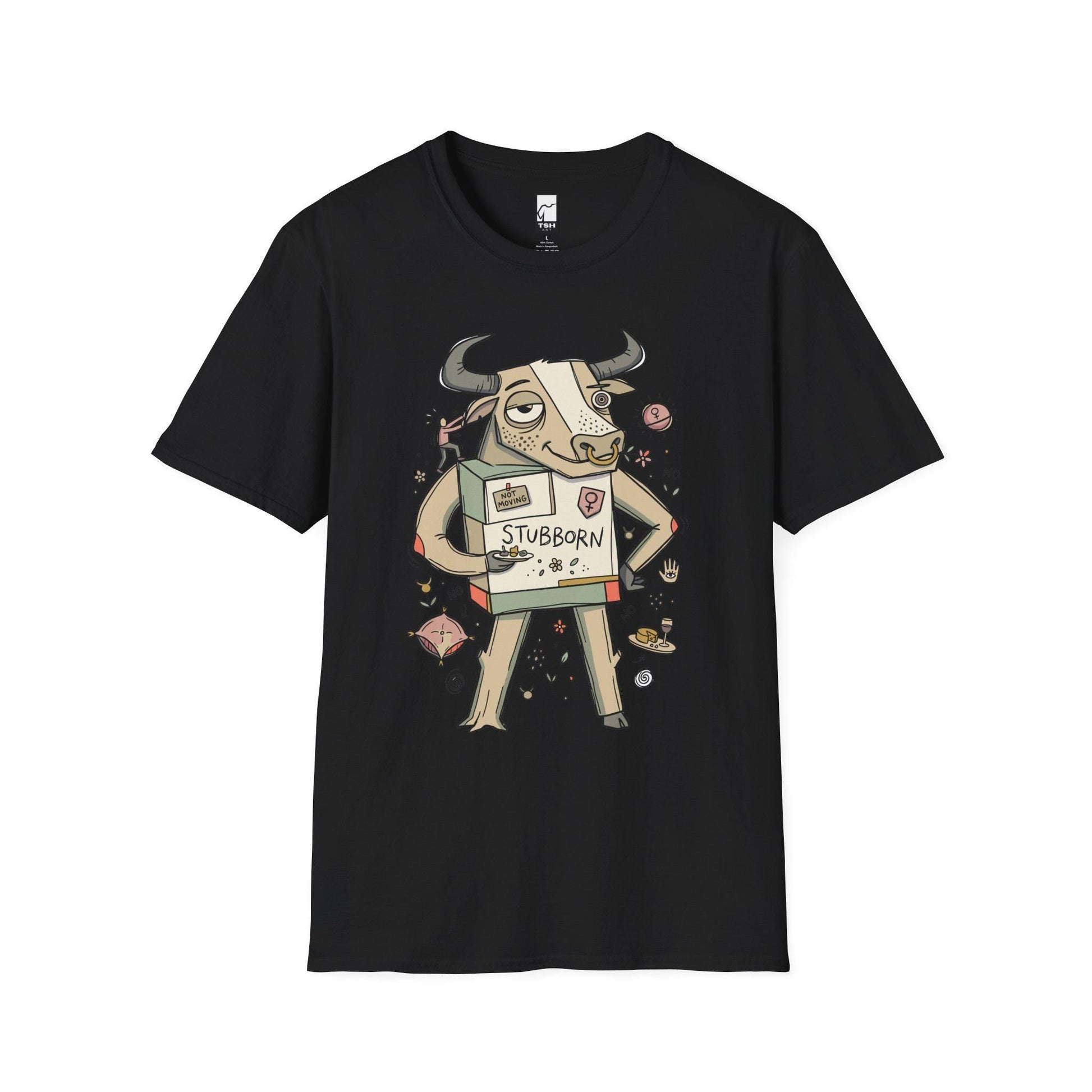 Taurus Zodiac Shirt | Bull Astrology Tee | Stubborn Zodiac T Shirt | Star Sign Graphic Tee | Earth Sign Shirt | Zodiac Birthday Gift