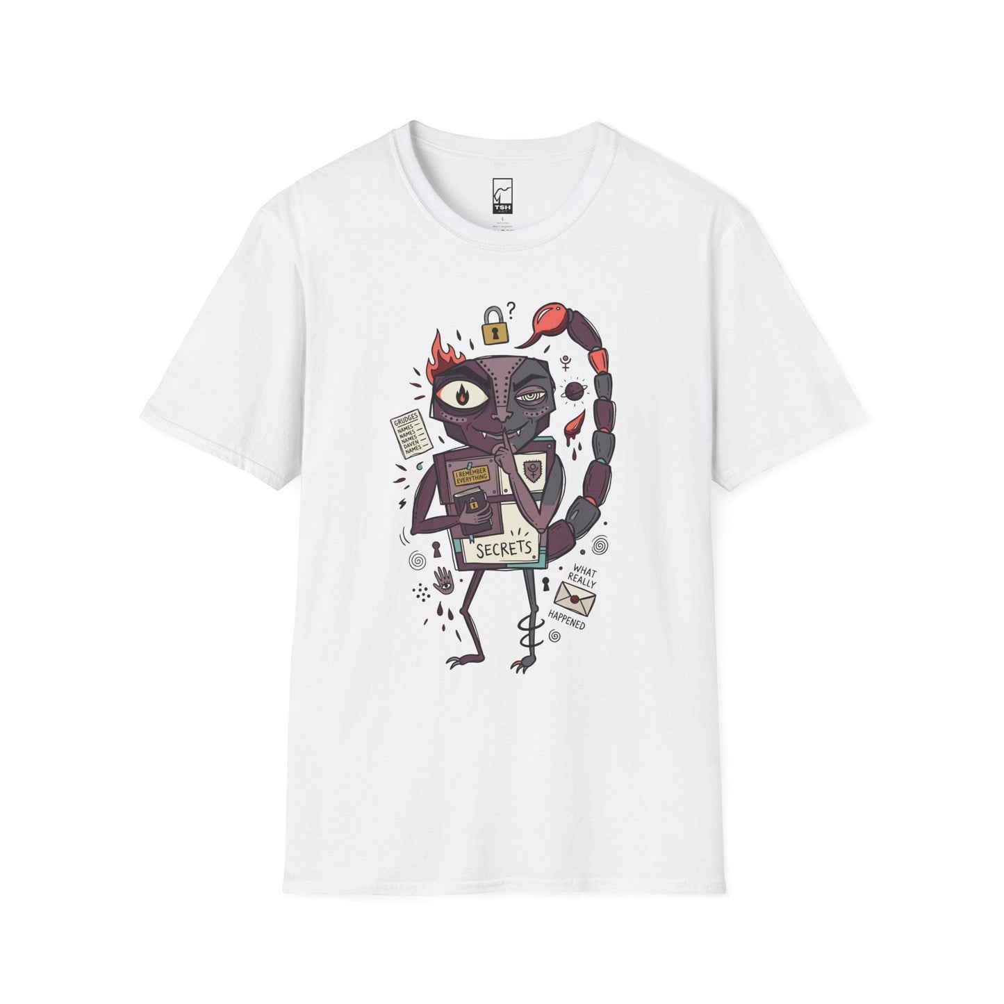 Scorpio Zodiac Shirt | Scorpion Astrology Tee | Secretive Zodiac T Shirt | Star Sign Graphic Tee | Water Sign Shirt | Zodiac Birthday Gift