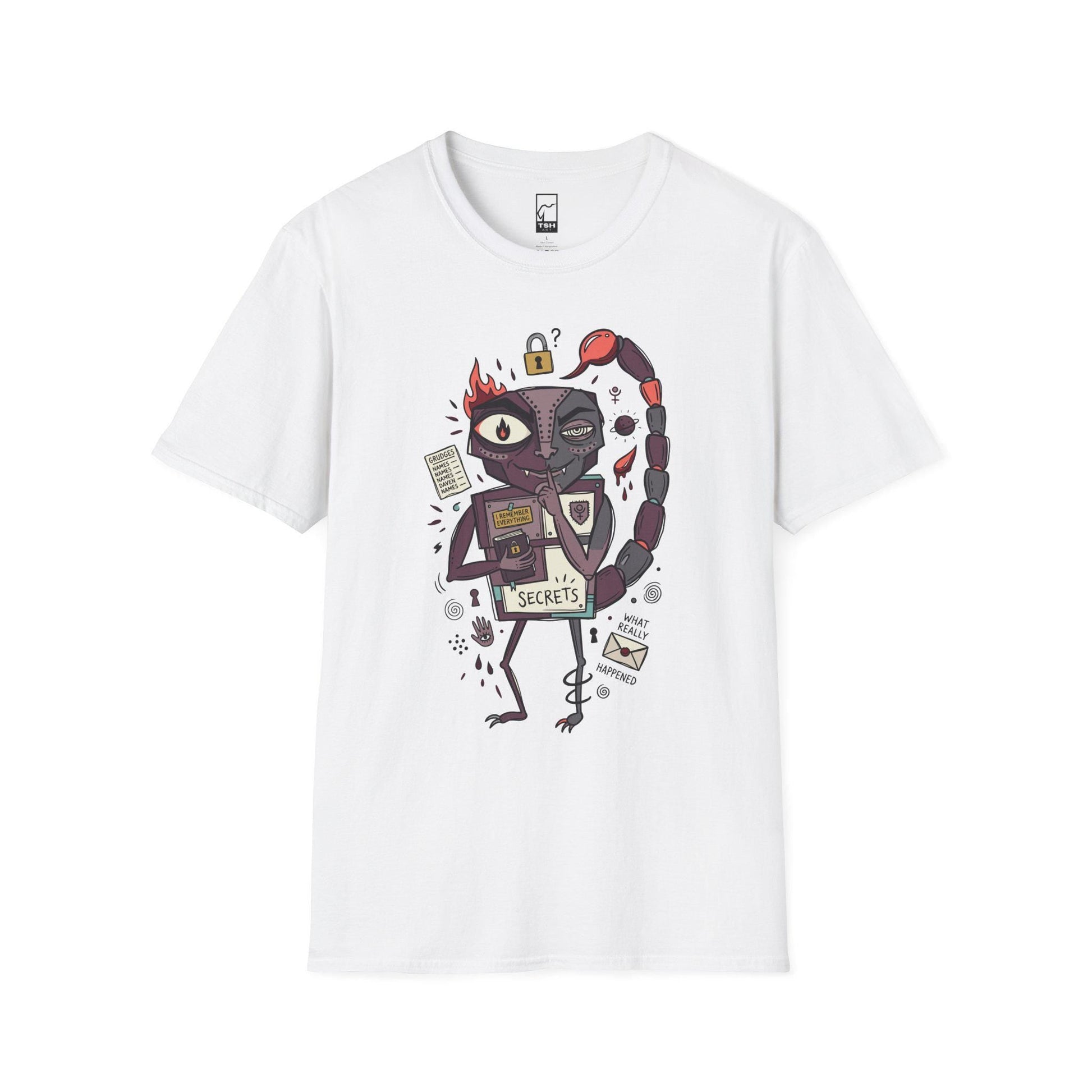 Scorpio Zodiac Shirt | Scorpion Astrology Tee | Secretive Zodiac T Shirt | Star Sign Graphic Tee | Water Sign Shirt | Zodiac Birthday Gift