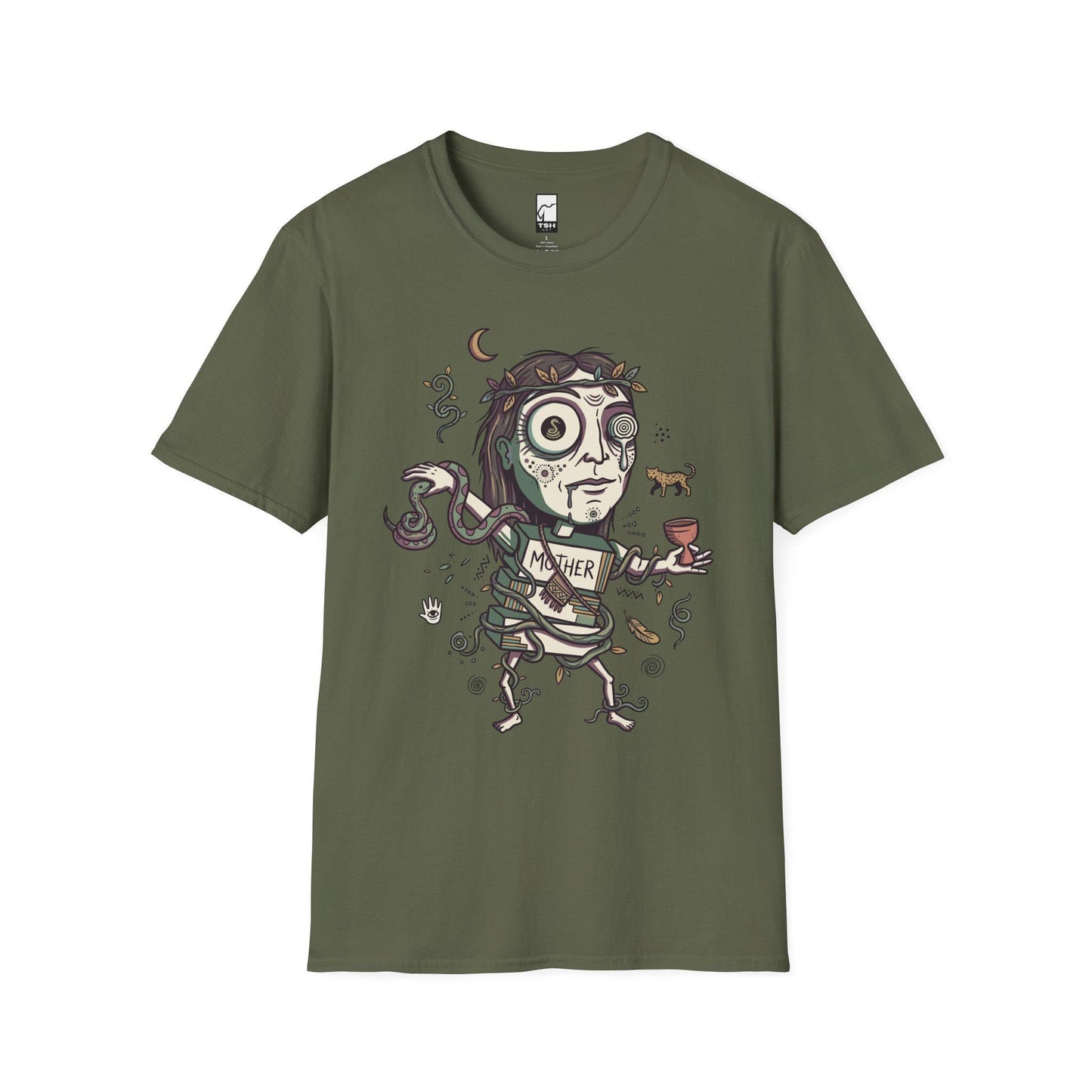 Ayahuasca Shirt | Mother Ayahuasca Tee | Shaman Spirit T Shirt | Visionary Art Graphic Tee | Psychedelic Jungle Shirt | Plant Medicine Gift