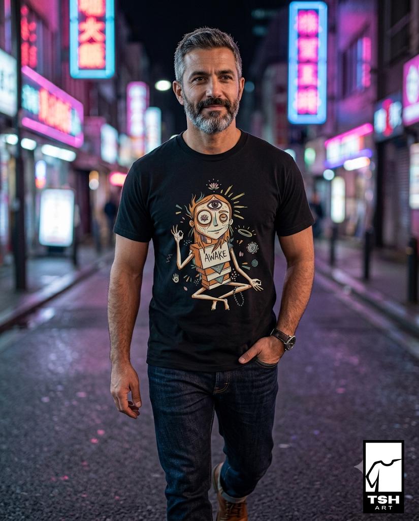 Third Eye Shirt | Meditation Tee | Spiritual Awakening T Shirt | Psychedelic Yoga Graphic Tee | Mystic Lotus Shirt | Namaste Gift