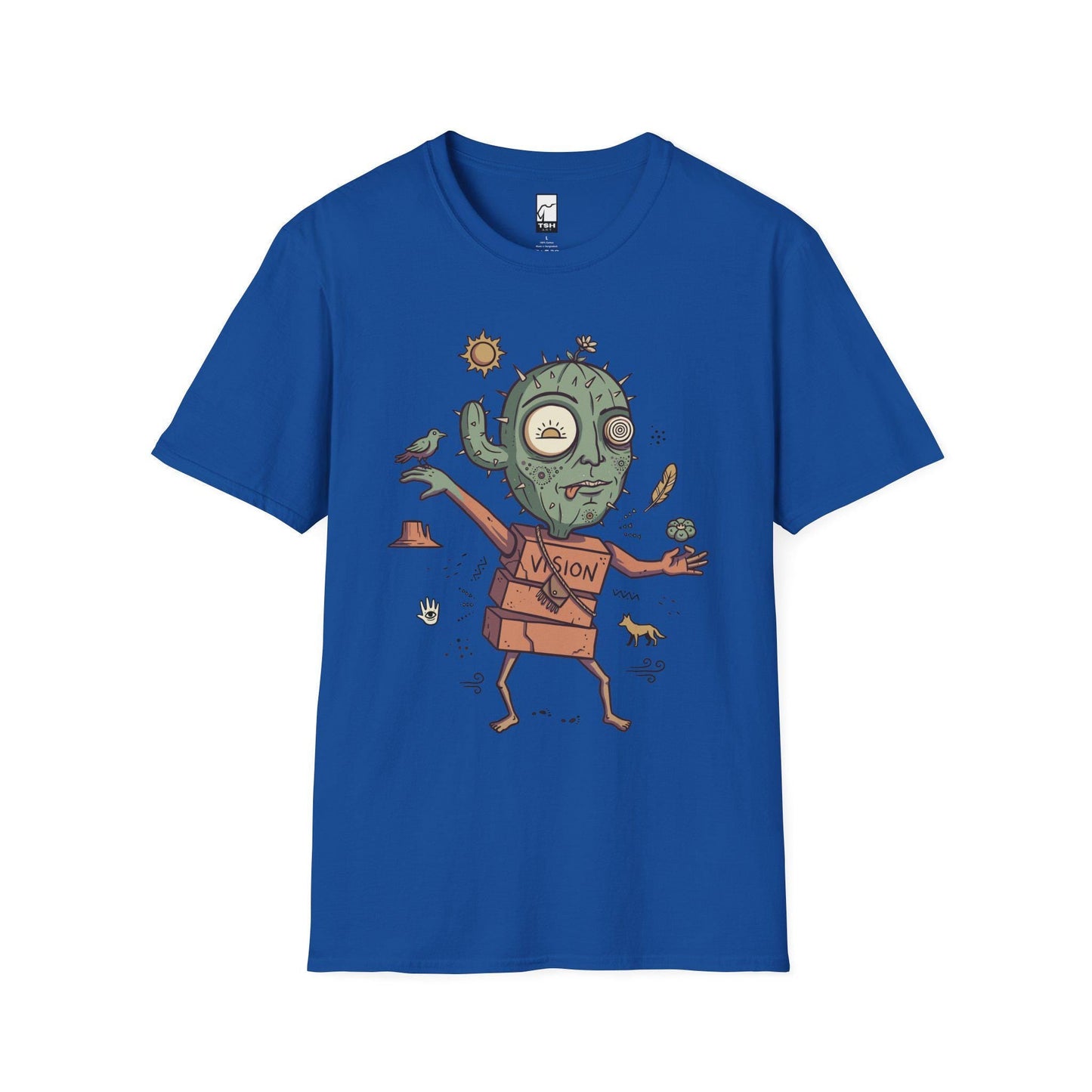 Psychedelic Cactus Tee | Vision Quest T Shirt | Desert Shaman Shirt | Sacred Cactus Graphic Tee | Mystical Spiritual Shirt | Unisex Gift