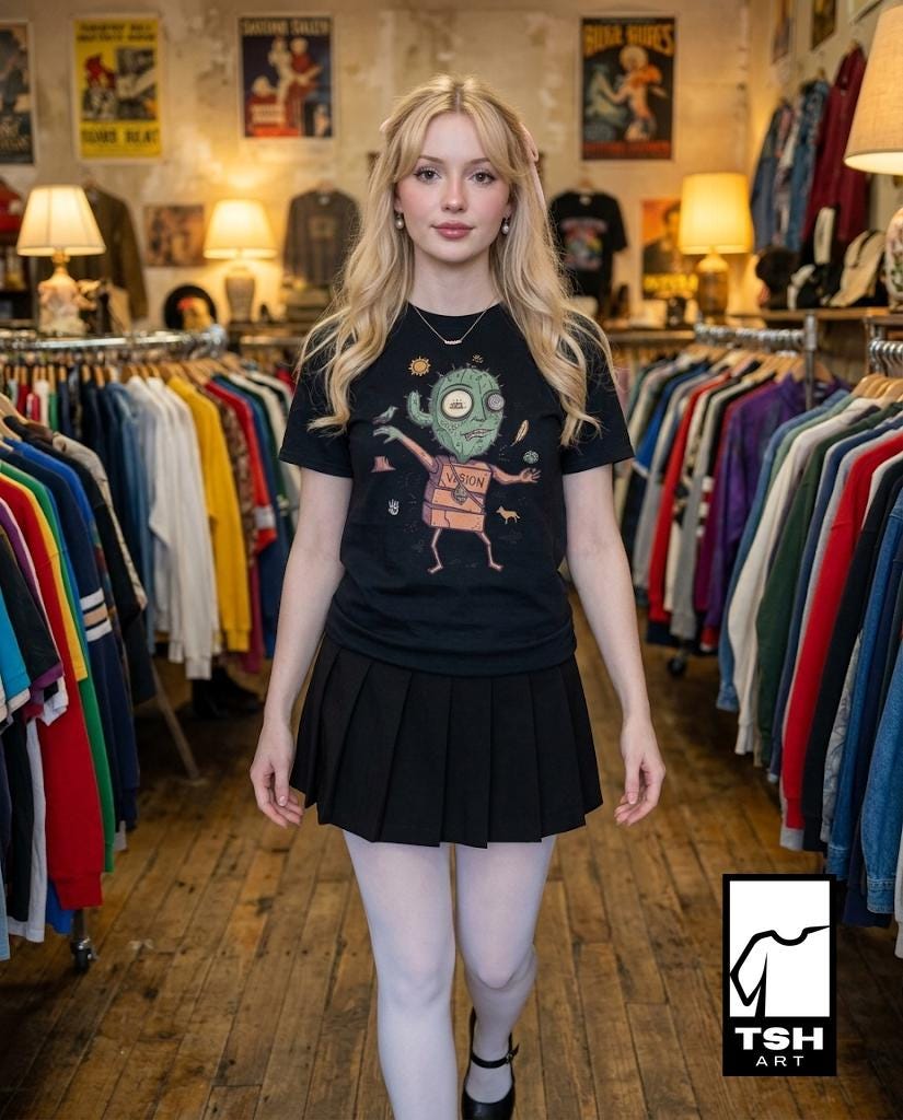Psychedelic Cactus Tee | Vision Quest T Shirt | Desert Shaman Shirt | Sacred Cactus Graphic Tee | Mystical Spiritual Shirt | Unisex Gift