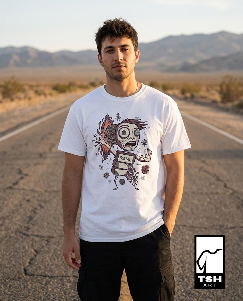Sacred Geometry Shirt | DMT Portal Tee | Hyperspace T Shirt | Psychedelic Art Graphic Tee | Trippy Visionary Shirt | Consciousness Gift