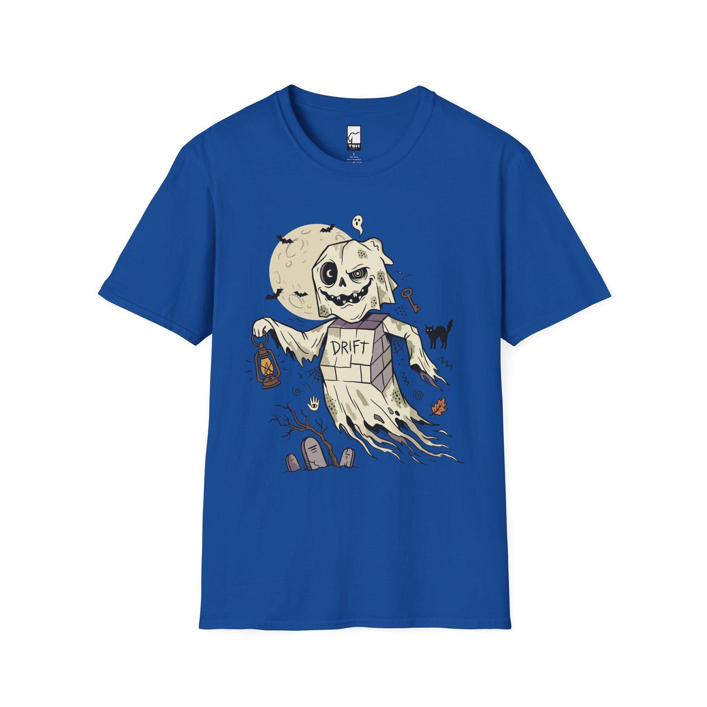 Funny Ghost T-Shirt | Vintage Halloween Shirt | Spooky Graveyard Graphic Tee | Retro Ghost Shirt | Cute Halloween Tee | Unisex Ghost Gift