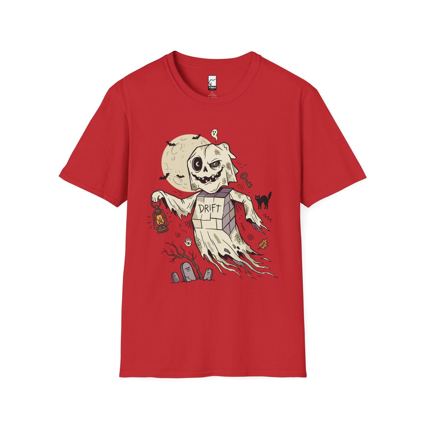 Funny Ghost T-Shirt | Vintage Halloween Shirt | Spooky Graveyard Graphic Tee | Retro Ghost Shirt | Cute Halloween Tee | Unisex Ghost Gift