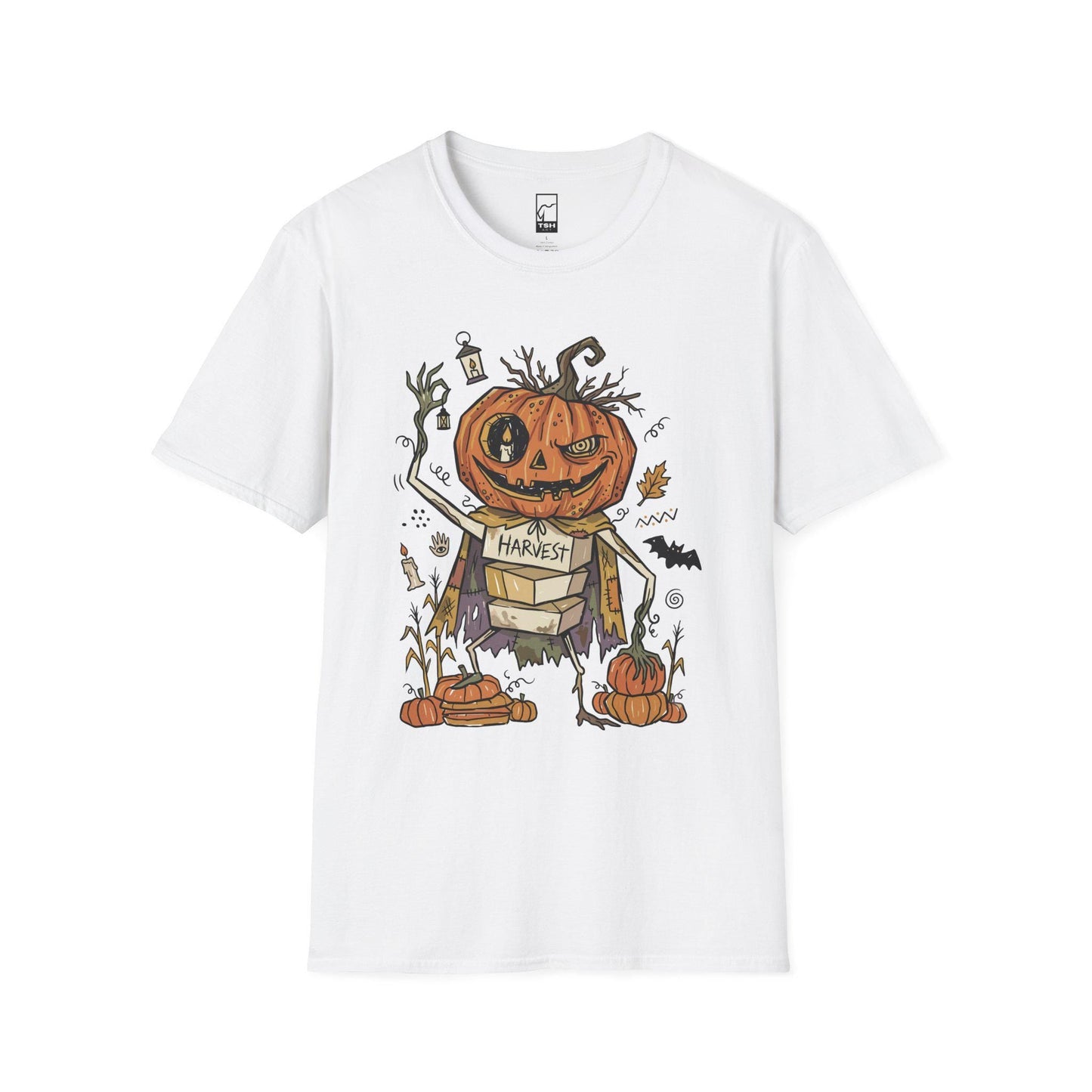 Funny Pumpkin T-Shirt | Jack O Lantern Shirt | Halloween Graphic Tee | Spooky Pumpkin Shirt | Fall Harvest Tee | Unisex Halloween Gift