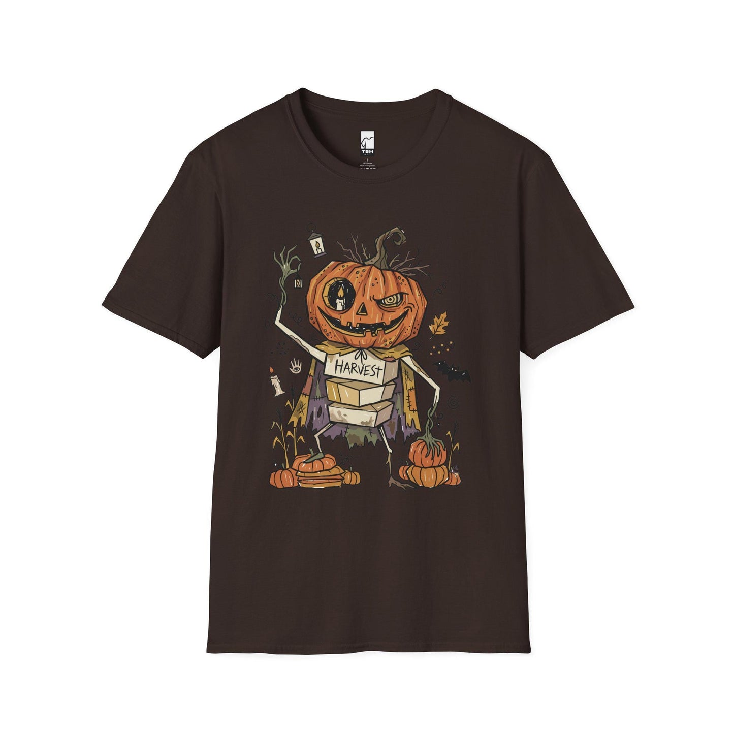 Funny Pumpkin T-Shirt | Jack O Lantern Shirt | Halloween Graphic Tee | Spooky Pumpkin Shirt | Fall Harvest Tee | Unisex Halloween Gift