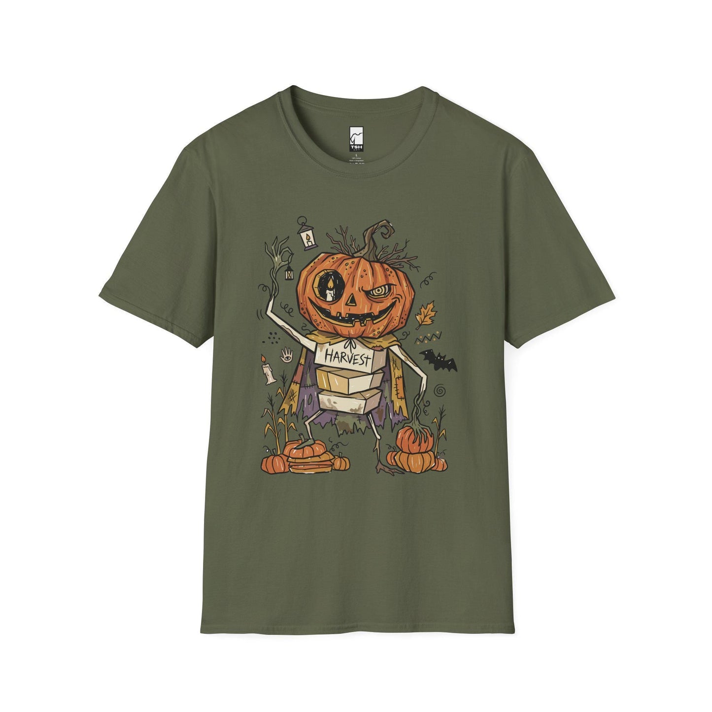 Funny Pumpkin T-Shirt | Jack O Lantern Shirt | Halloween Graphic Tee | Spooky Pumpkin Shirt | Fall Harvest Tee | Unisex Halloween Gift