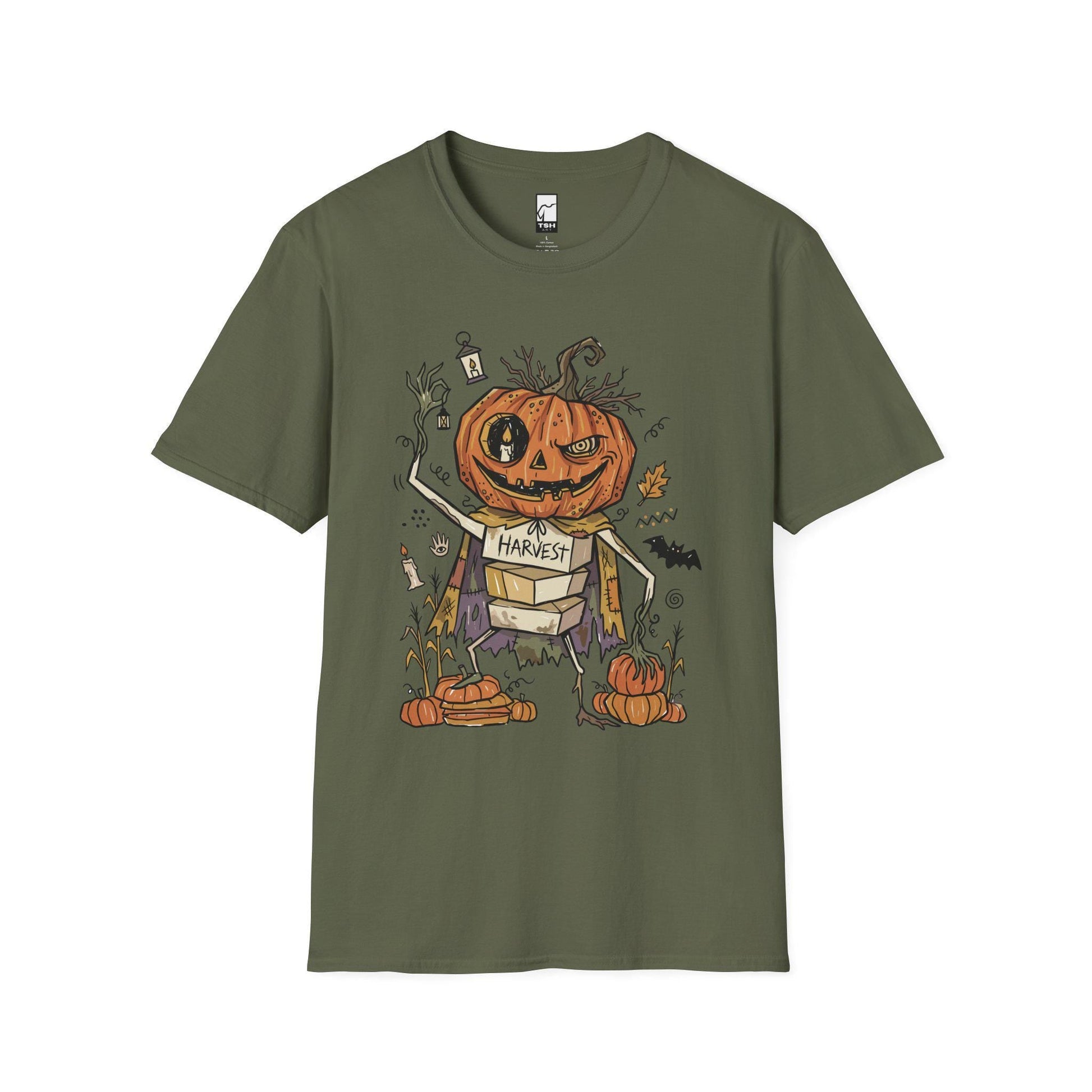 Funny Pumpkin T-Shirt | Jack O Lantern Shirt | Halloween Graphic Tee | Spooky Pumpkin Shirt | Fall Harvest Tee | Unisex Halloween Gift