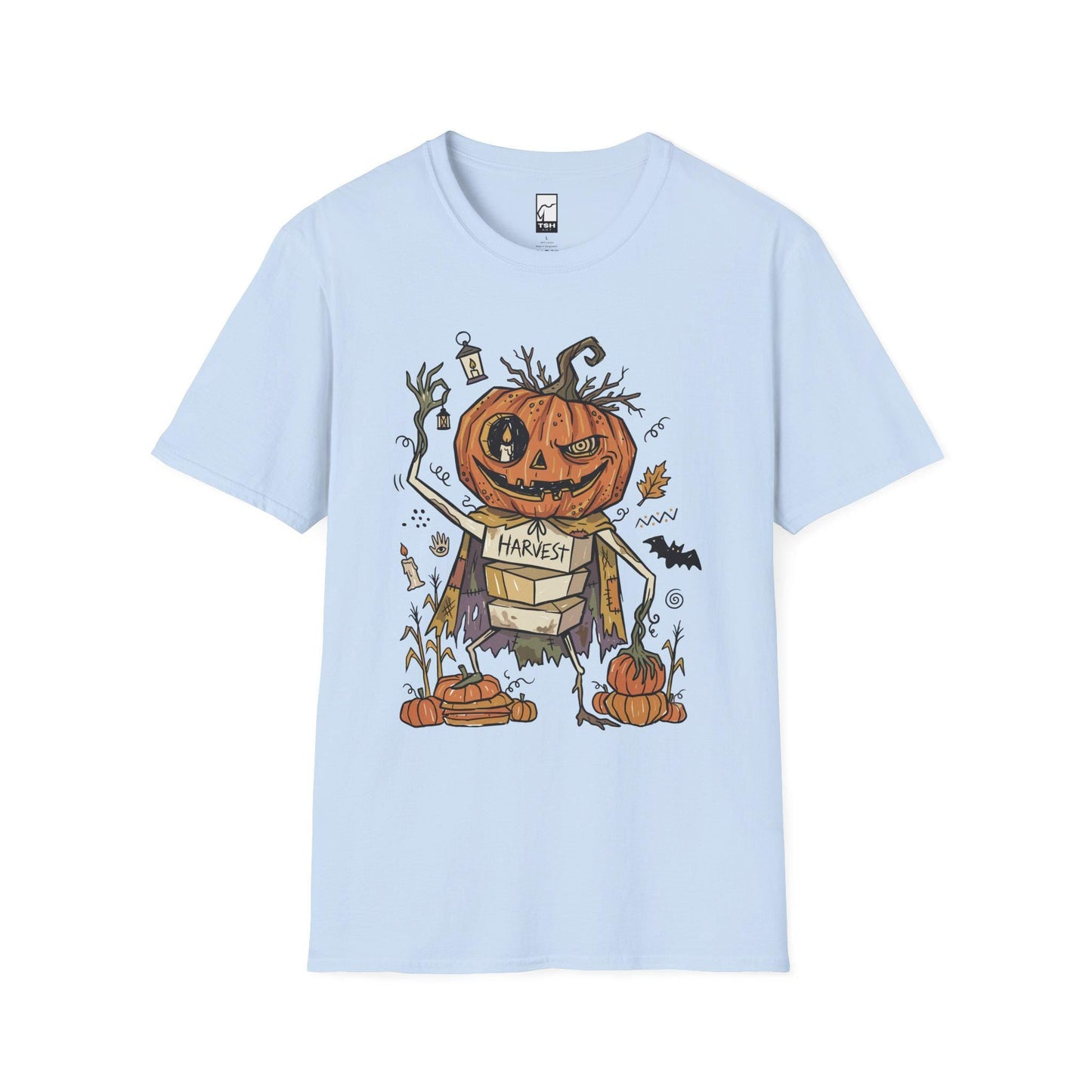 Funny Pumpkin T-Shirt | Jack O Lantern Shirt | Halloween Graphic Tee | Spooky Pumpkin Shirt | Fall Harvest Tee | Unisex Halloween Gift