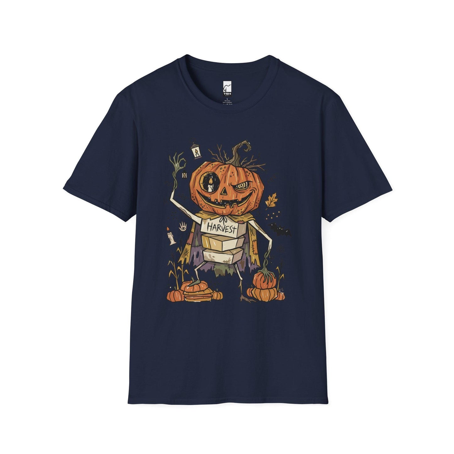 Funny Pumpkin T-Shirt | Jack O Lantern Shirt | Halloween Graphic Tee | Spooky Pumpkin Shirt | Fall Harvest Tee | Unisex Halloween Gift