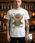 Jack O Lantern Scarecrow Shirt | Spooky Pumpkin Tee | Funny Halloween Graphic Tee | Tis The Season Shirt | Retro Fall Tee | Unisex Gift