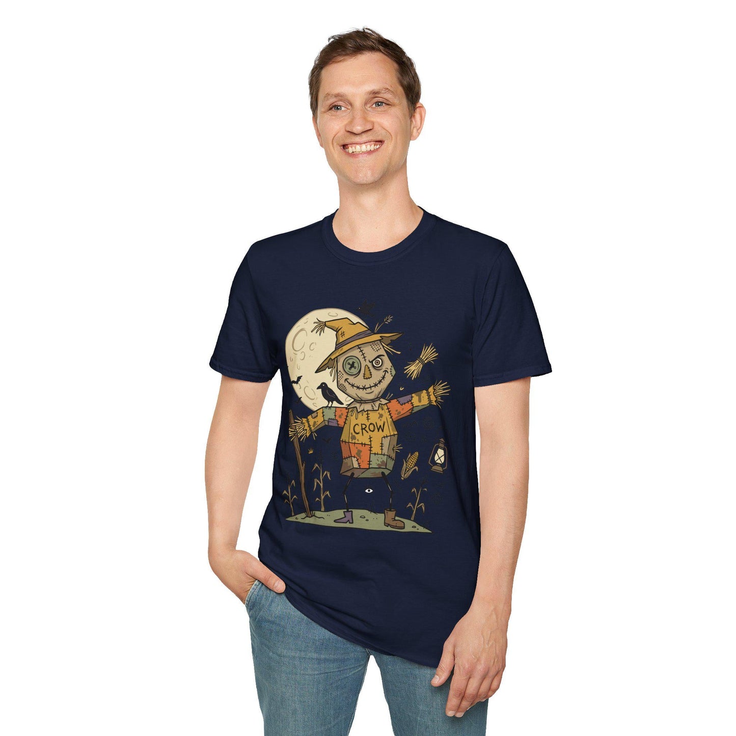 Funny Scarecrow Shirt | Halloween Scarecrow Tee | Autumn Harvest Tee | Fall Festival T Shirt | Vintage Spooky Tee | Unisex Halloween Gift