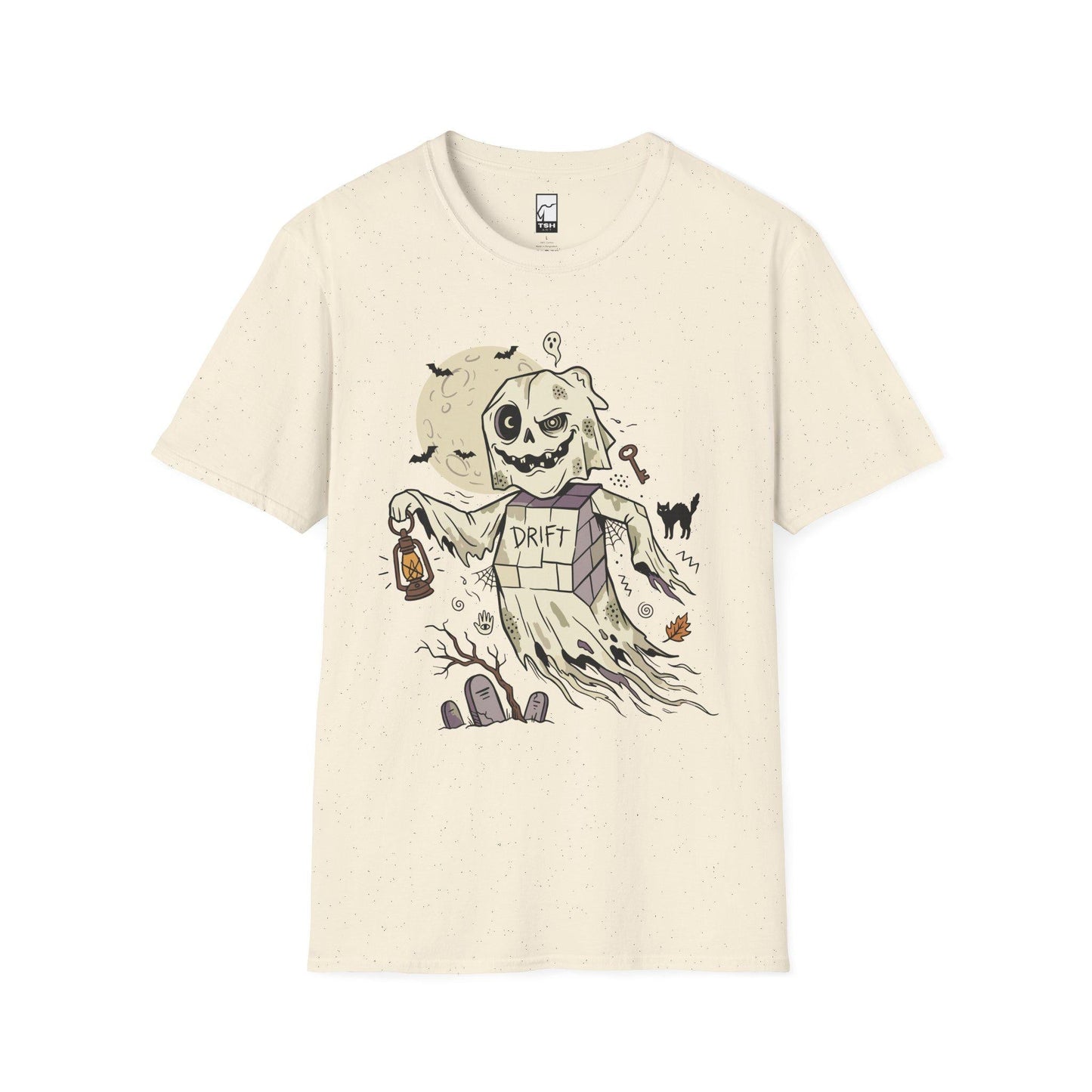 Funny Ghost T-Shirt | Vintage Halloween Shirt | Spooky Graveyard Graphic Tee | Retro Ghost Shirt | Cute Halloween Tee | Unisex Ghost Gift