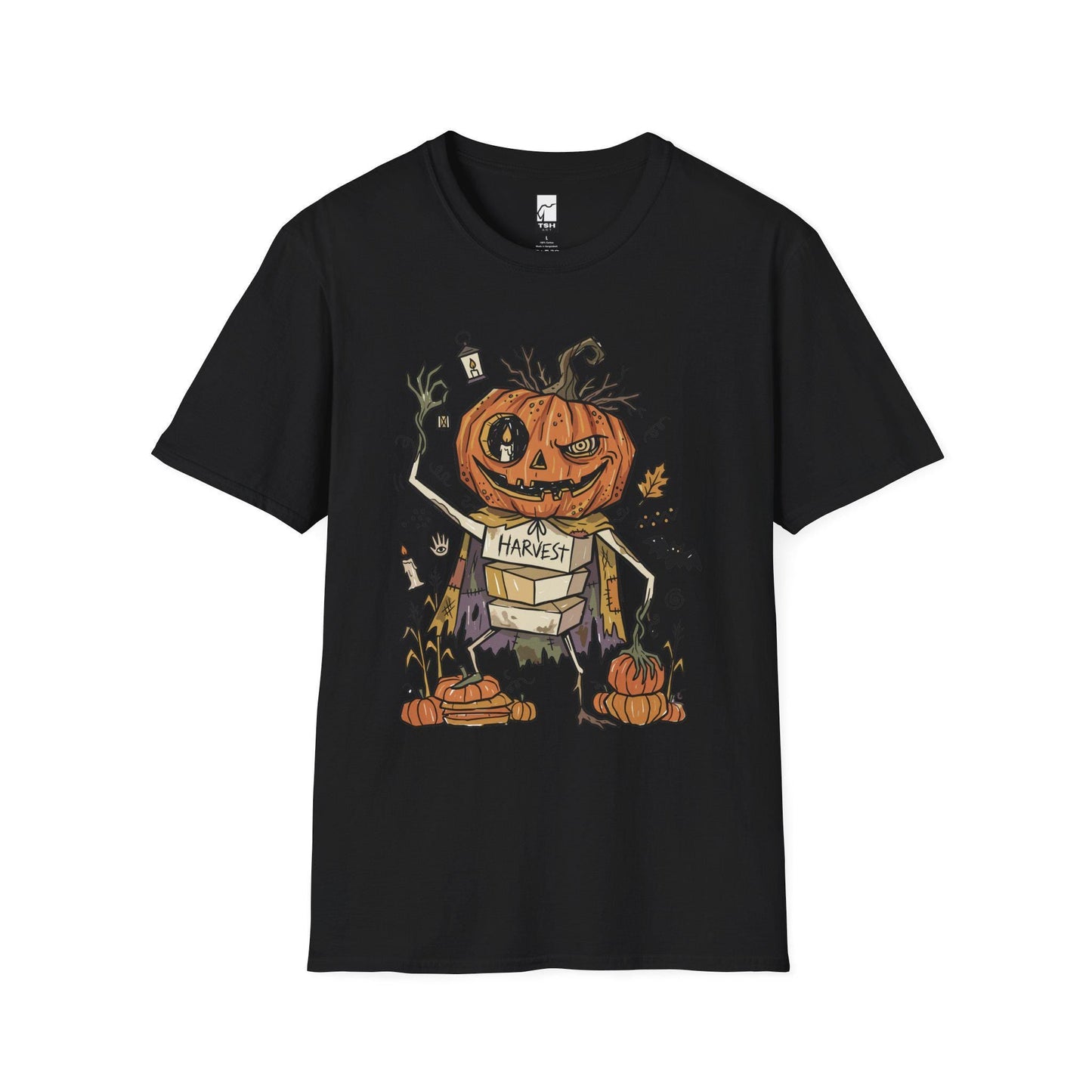 Funny Pumpkin T-Shirt | Jack O Lantern Shirt | Halloween Graphic Tee | Spooky Pumpkin Shirt | Fall Harvest Tee | Unisex Halloween Gift