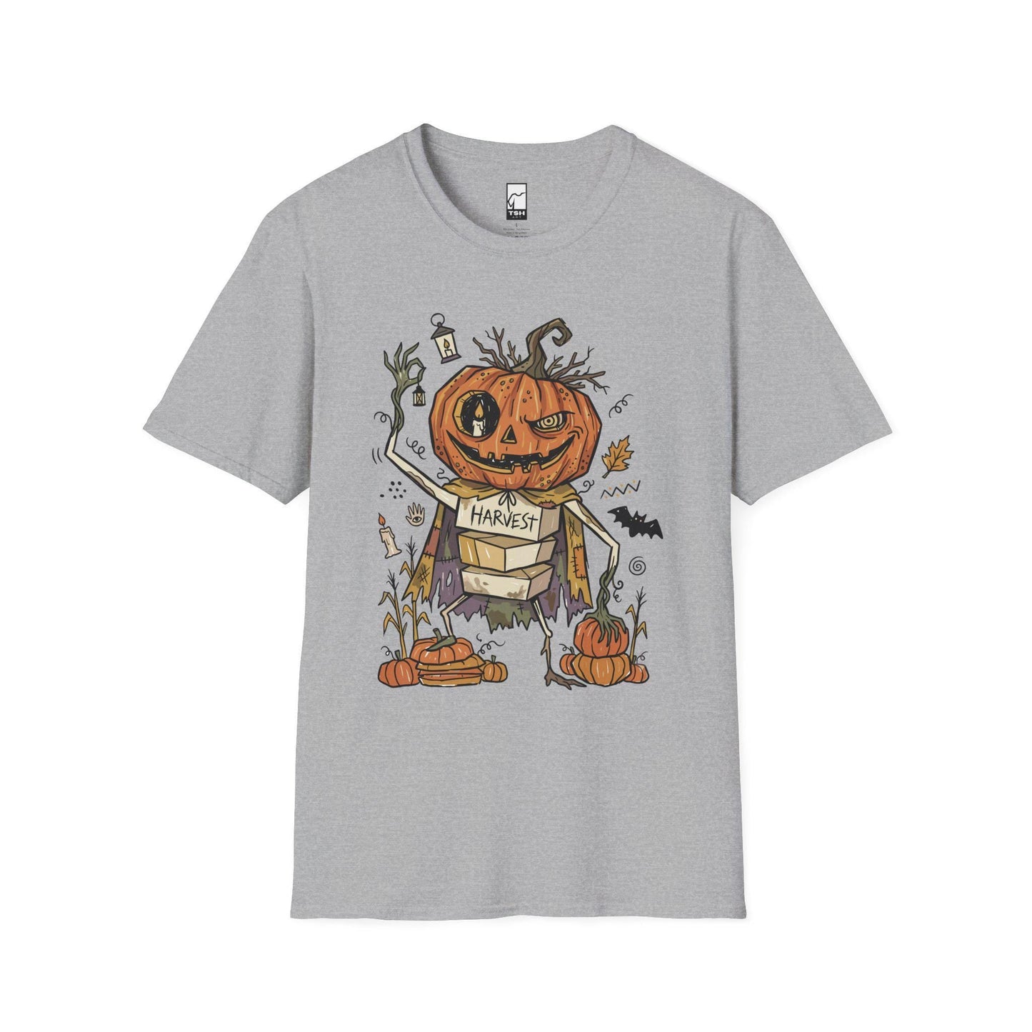 Funny Pumpkin T-Shirt | Jack O Lantern Shirt | Halloween Graphic Tee | Spooky Pumpkin Shirt | Fall Harvest Tee | Unisex Halloween Gift