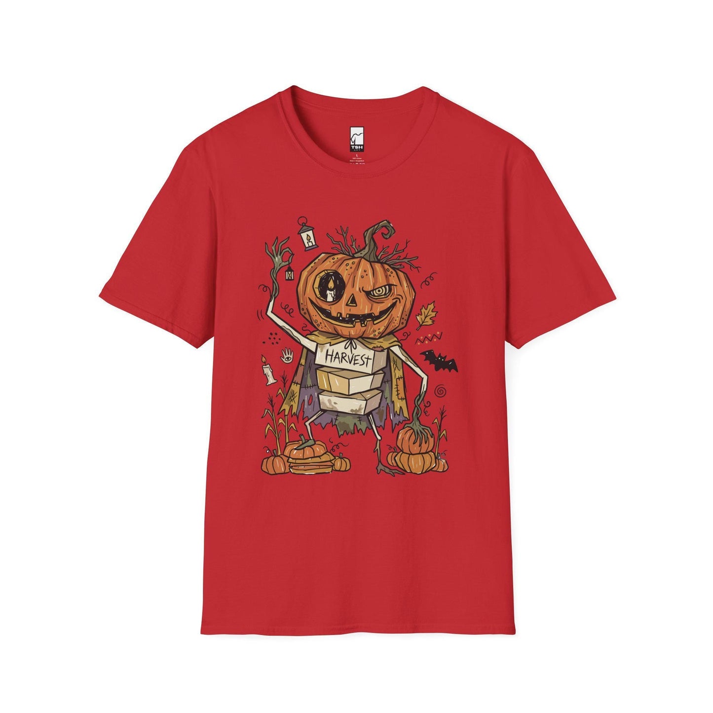 Funny Pumpkin T-Shirt | Jack O Lantern Shirt | Halloween Graphic Tee | Spooky Pumpkin Shirt | Fall Harvest Tee | Unisex Halloween Gift