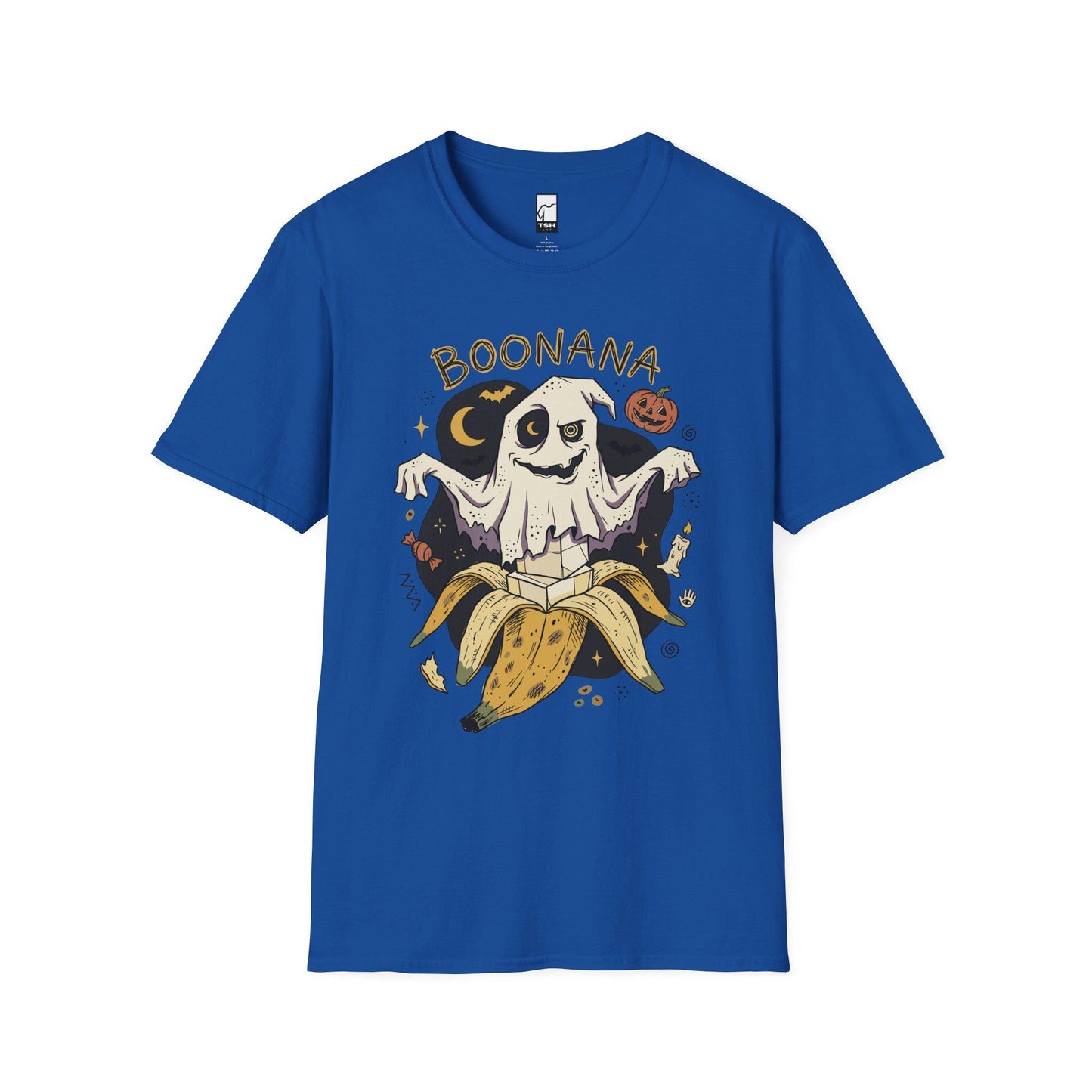 Funny Ghost Banana Shirt | Boonana Halloween T Shirt | Cute Spooky Pun Tee | Pumpkin Moon Graphic Tee | Vintage Halloween Tee | Unisex Gift